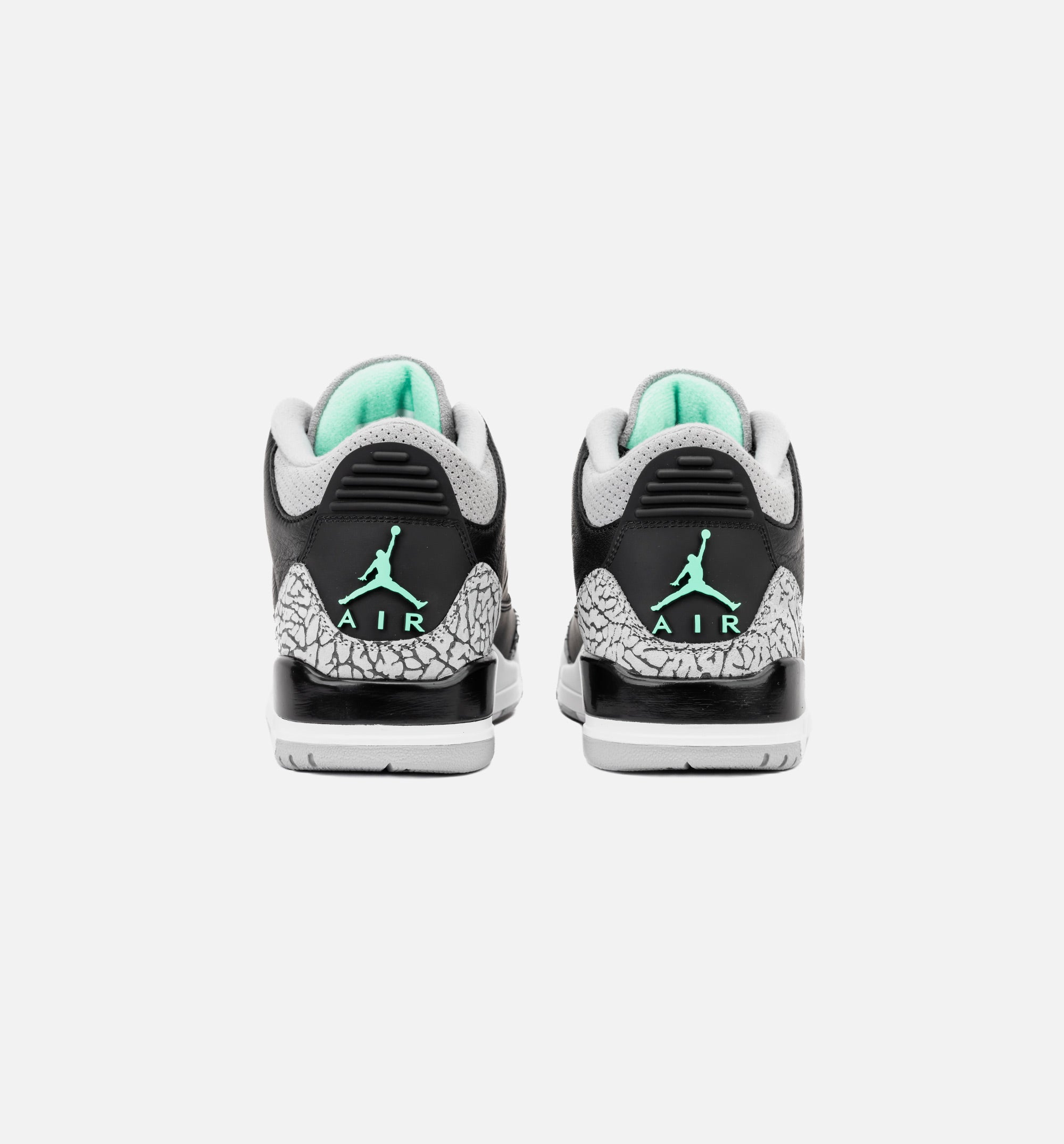 Air Jordan 3 Retro Green Glow Mens Lifestyle Shoe - Black/Green Glow/Wolf Grey/White、mySite、dreamappss