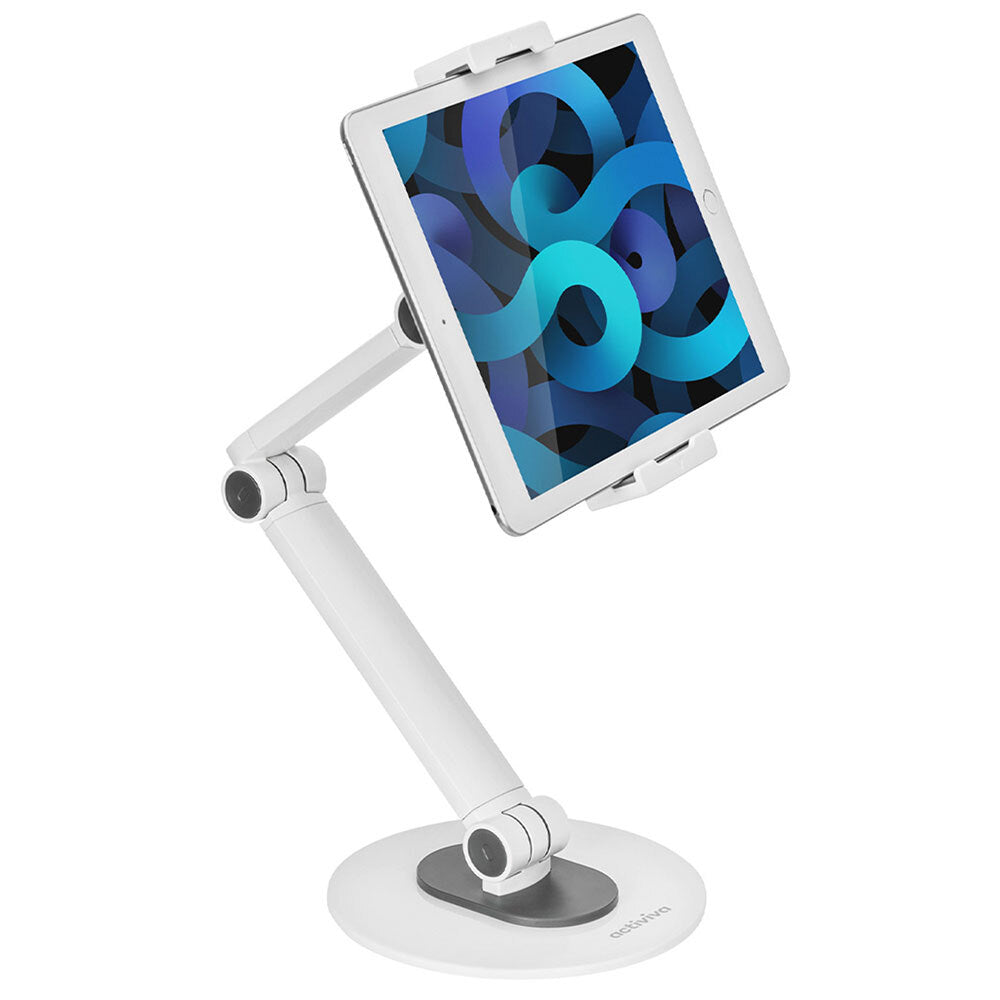 Activiva Universal iPad & Tablet Tabletop Stand (4.7-12.9) White、mySite、camillekostekn
