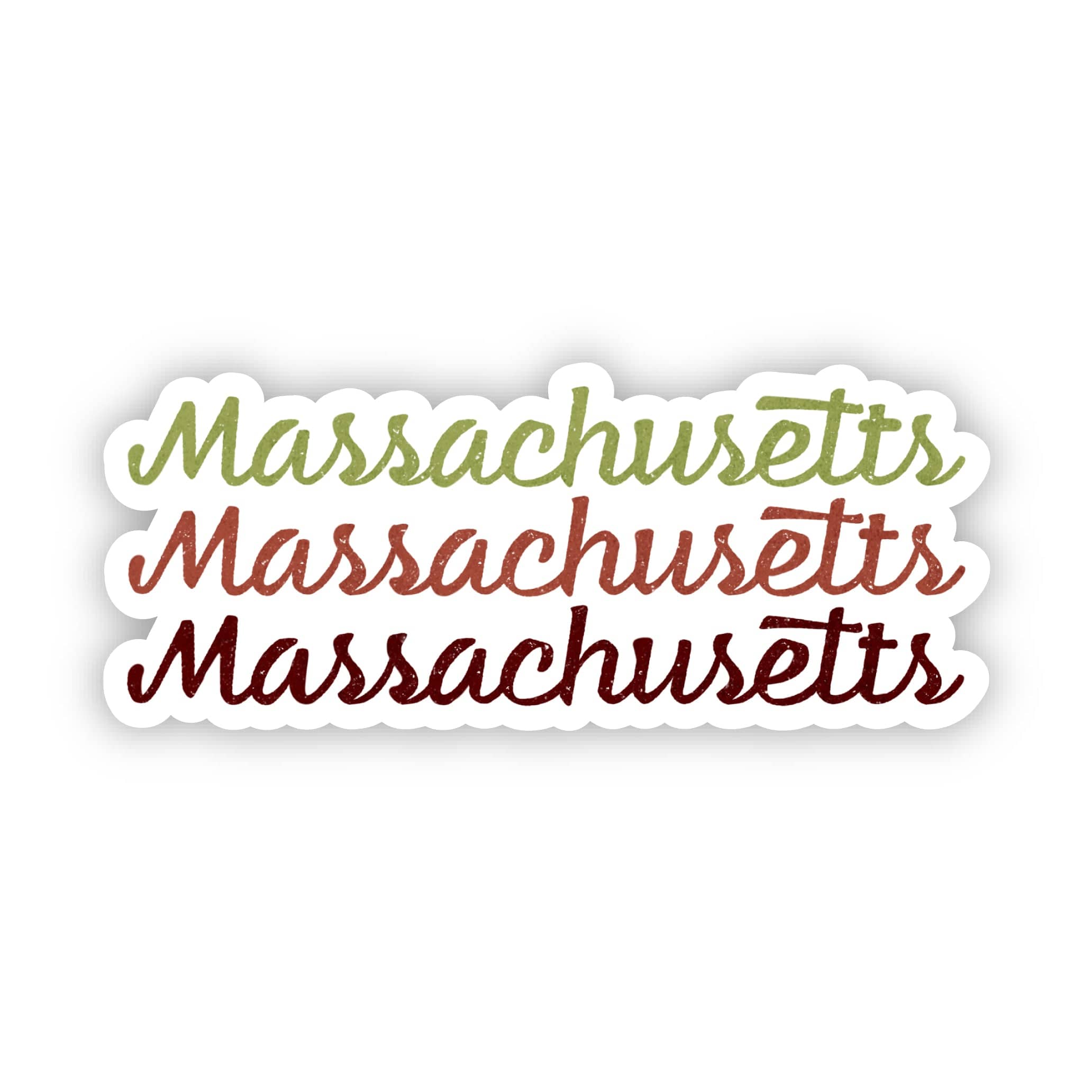  Massachusetts Text Sticker、mySite、ghnorth