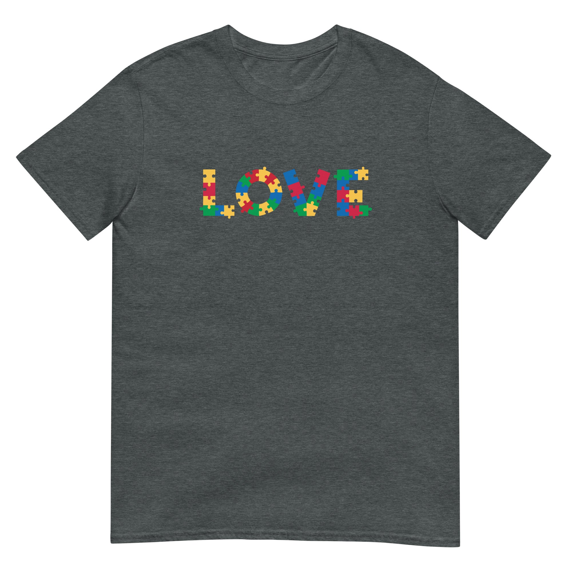 Autism Acceptance & Love Puzzle T-Shirt、mySite、camillekostekn