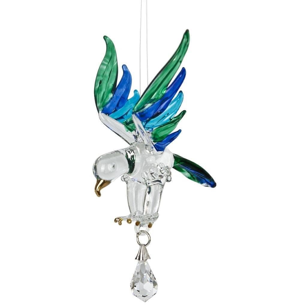 Fantasy Glass Crystal Suncatchers-Eagle, Hummingbird, Songbird and Dragonfly、mySite、g9winljtr