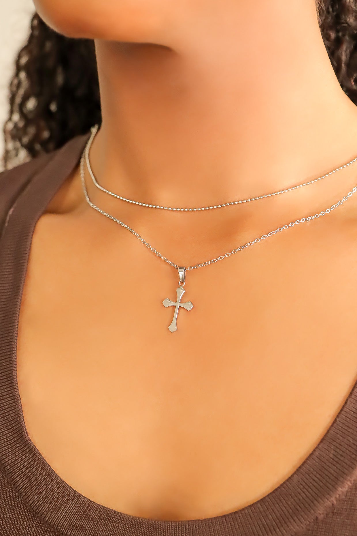 Stainless Steel Blank Cross Pendant / PDJ5001、mySite、dreamappss