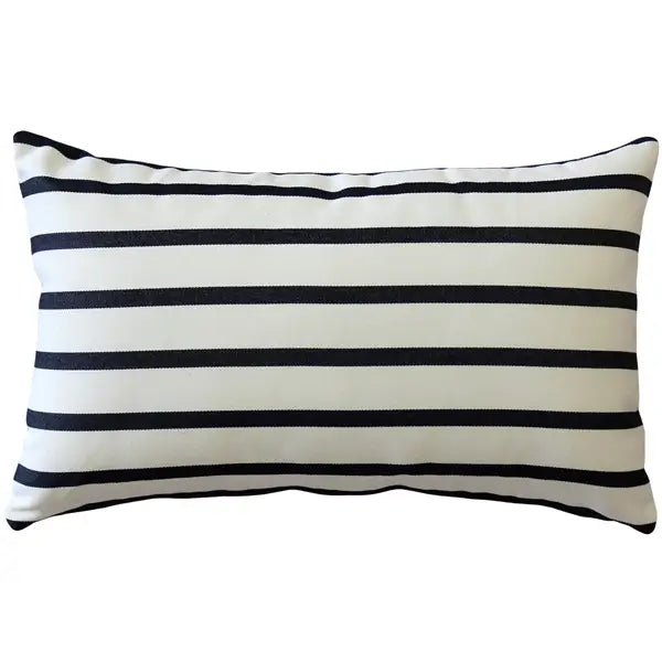  Lido Stripe Sunbrella Outdoor Lumbar Pillow、mySite、elrpsem3k