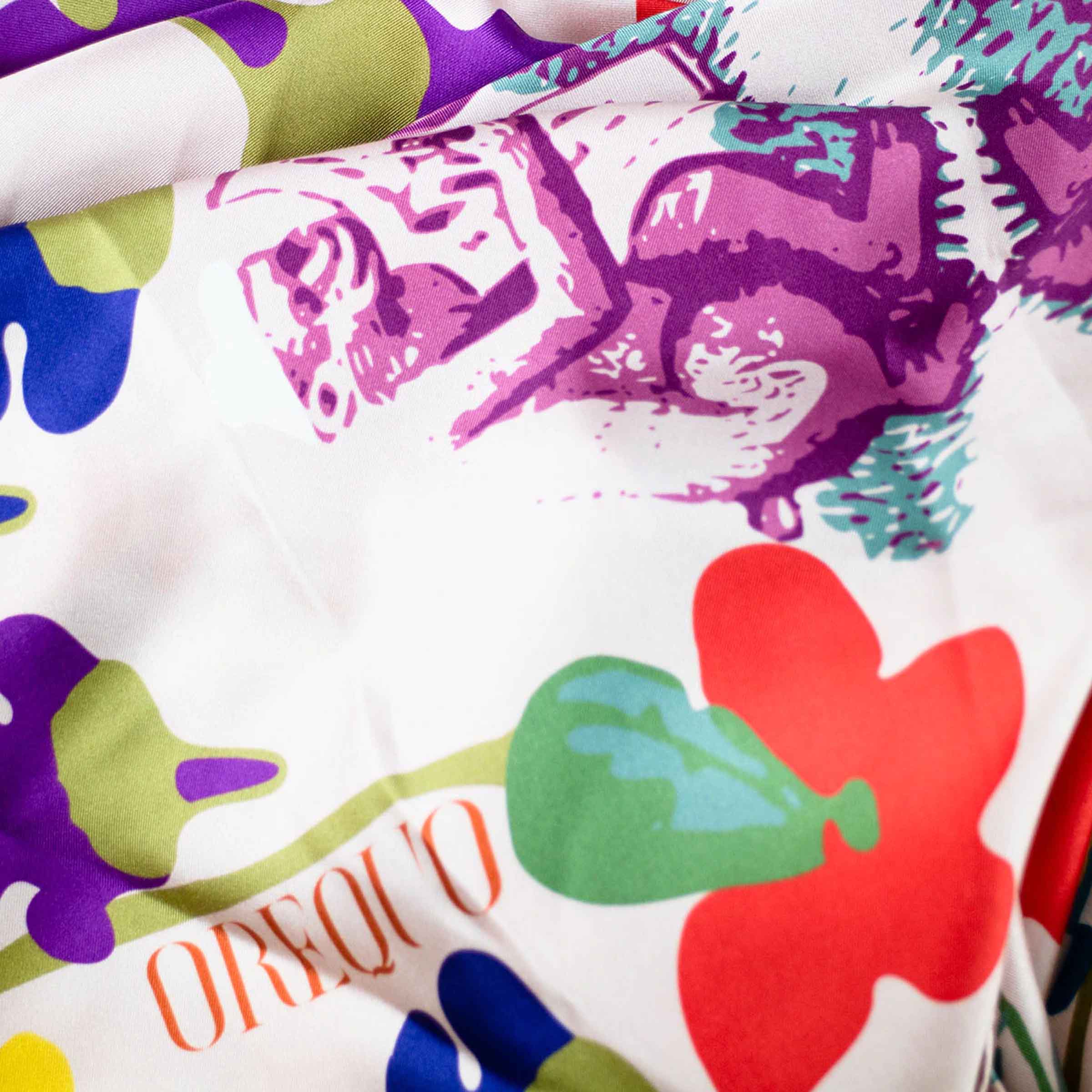 Silk and Cashmere Stole CLARSACH by Orequo、mySite、neckold