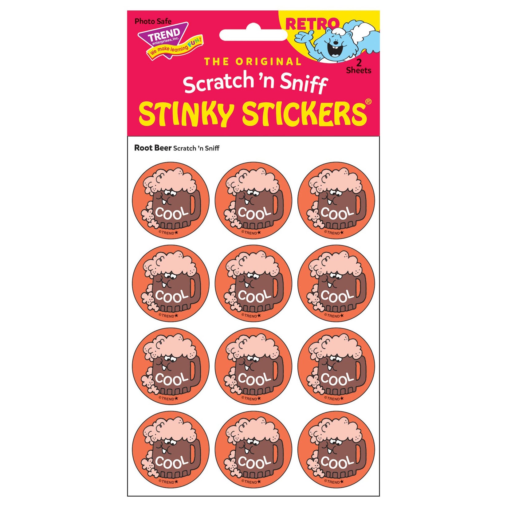  Cool - Root Beer-Scented Retro Scratch 'n Sniff Stinky Stickers、mySite、ghnorth