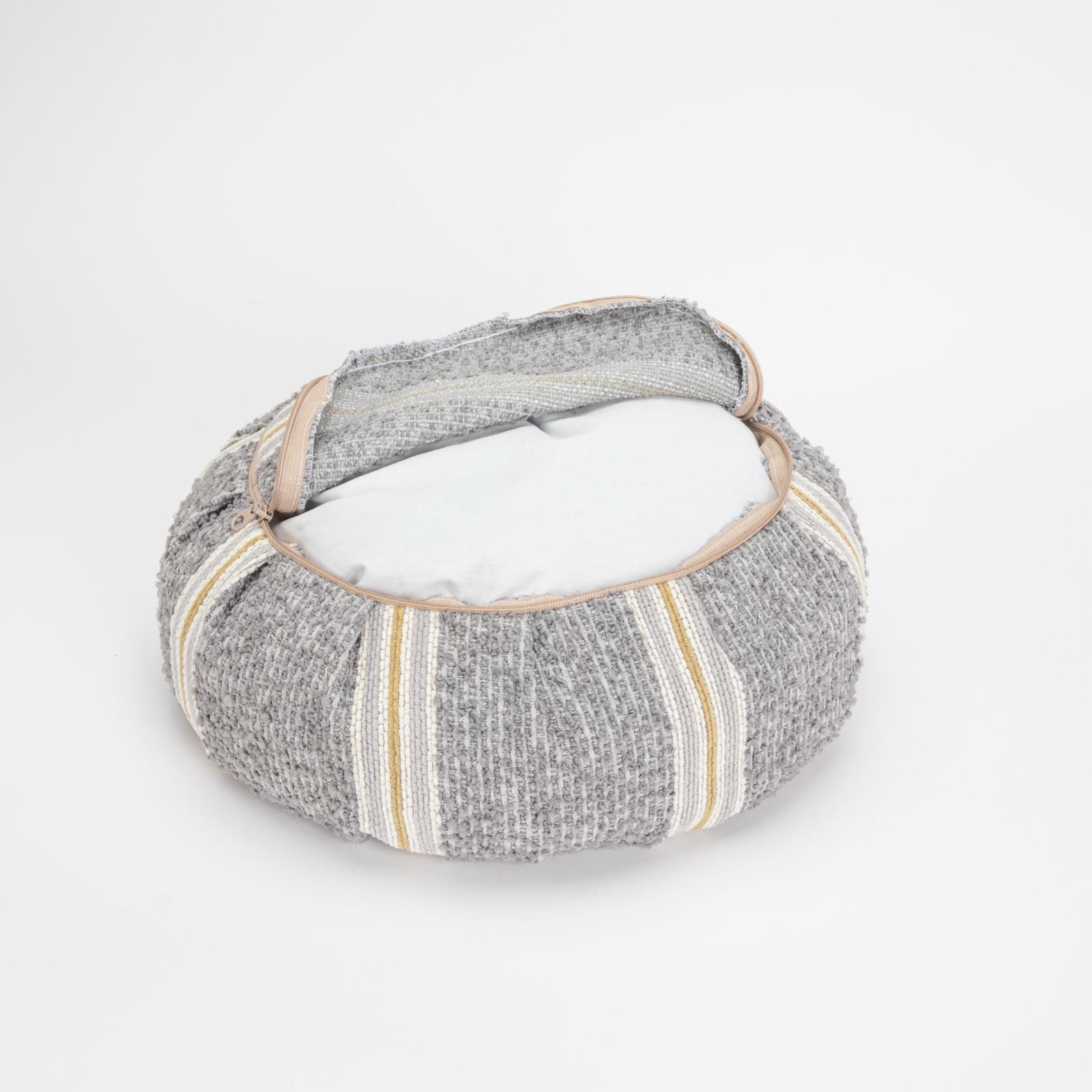 Theodore Stripe Buckwheat Hull Zafu - COVER ONLY、mySite、topwebapps