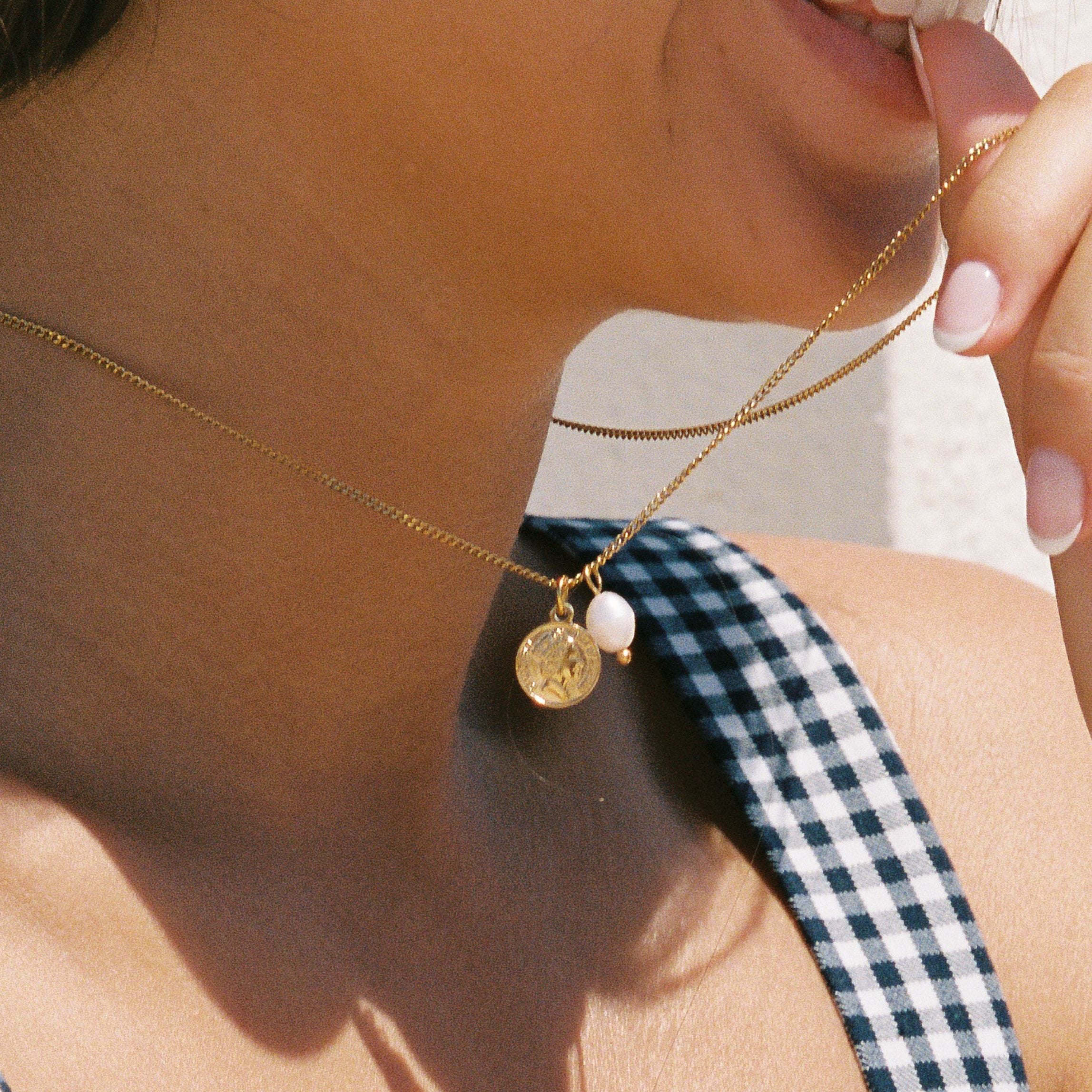 Isla Coin Necklace、mySite、hinf8tx79