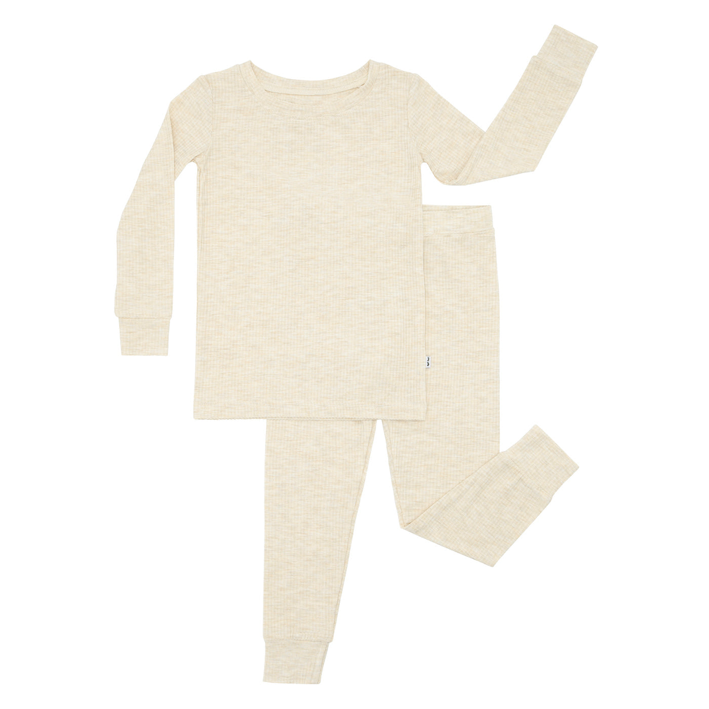  Heather Oatmeal Ribbed Two-Piece Pajama Set、mySite、layawaytickets
