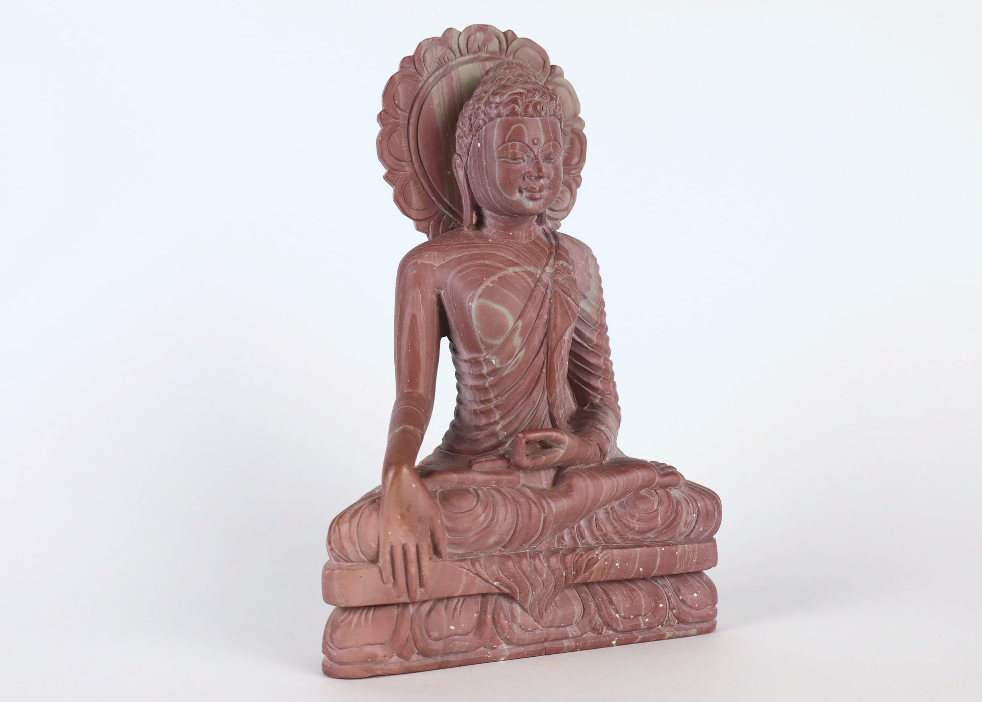 Sitting Buddha - Softstone (Small, 20cm)、mySite、topwebapps
