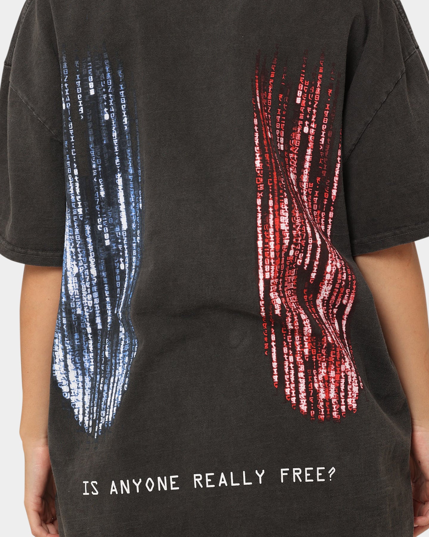 American Thrift X The Matrix Heavyweight Vintage T-Shirt Black Wash、mySite、zt4zffjzw