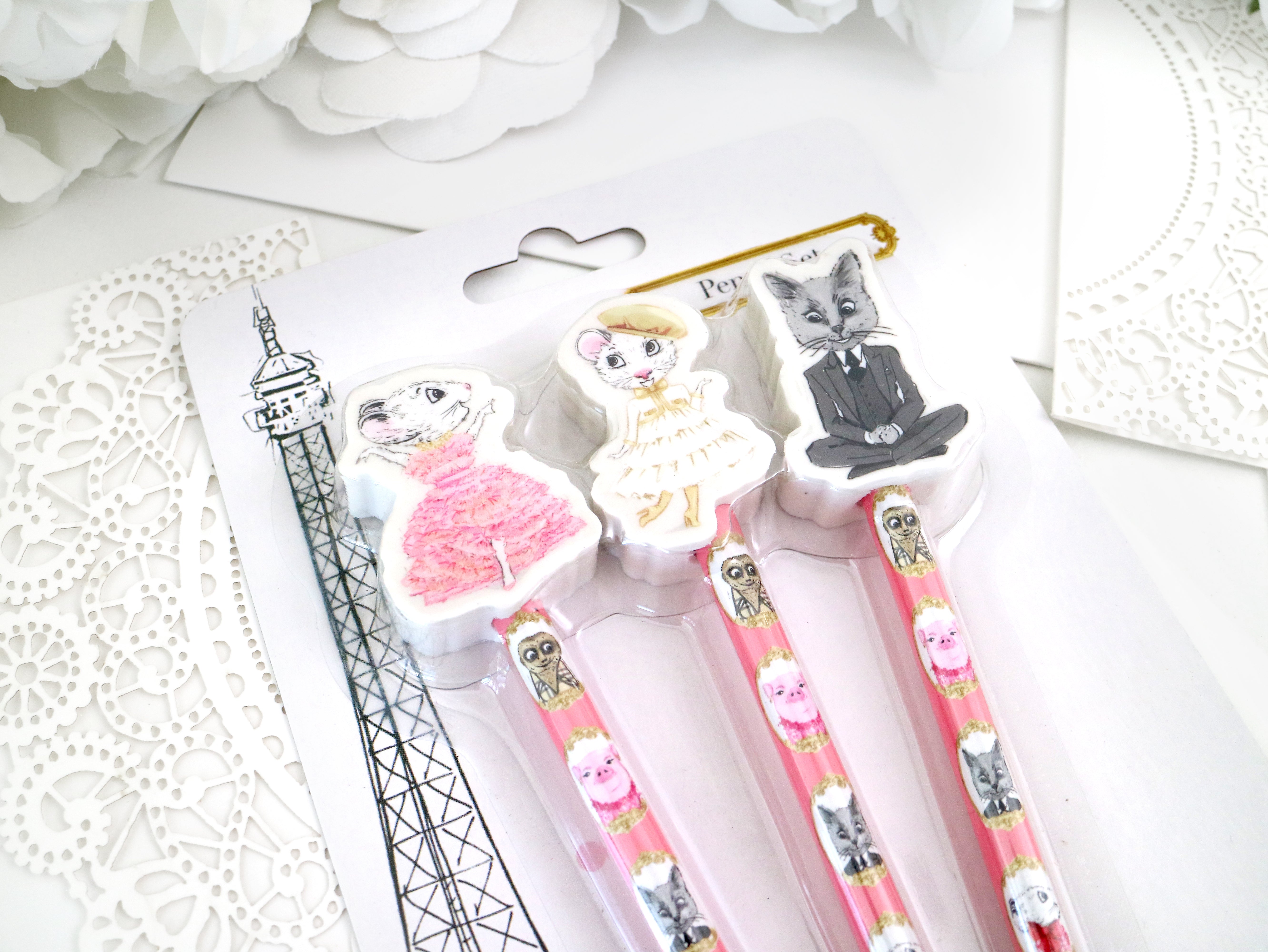 Claris The Mouse - Magnificent Mess Pencil Set、mySite、g9winljtr