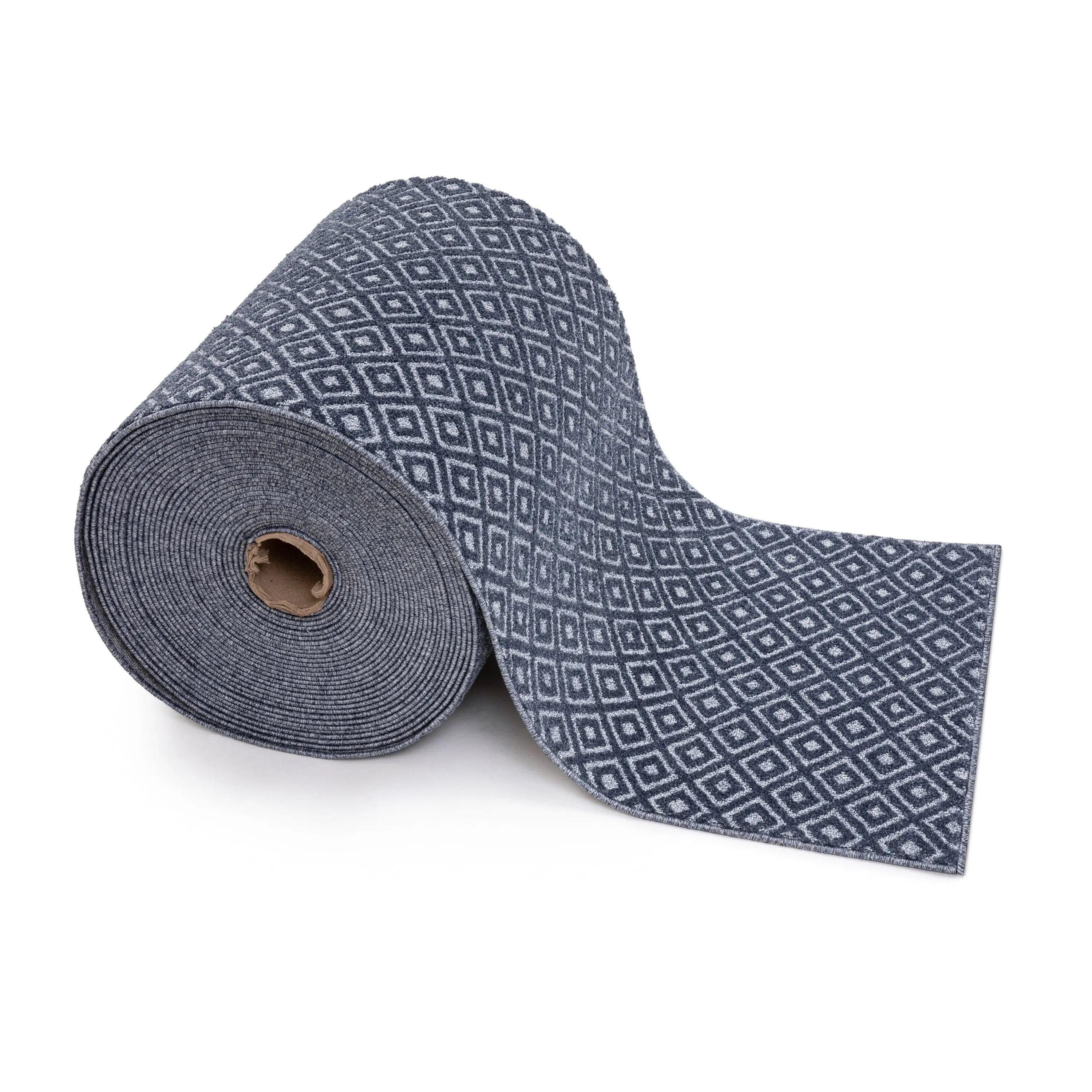 Custom Size Runner Pia Tribal Geometric Diamond Pattern Dark Blue Choose Your Width x Choose Your Length Hallway Runner Rug、mySite、gigharbornorthrealestate