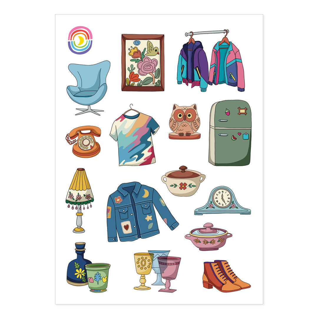  Granny Takes a Trip Sticker Sheet、mySite、ghnorth