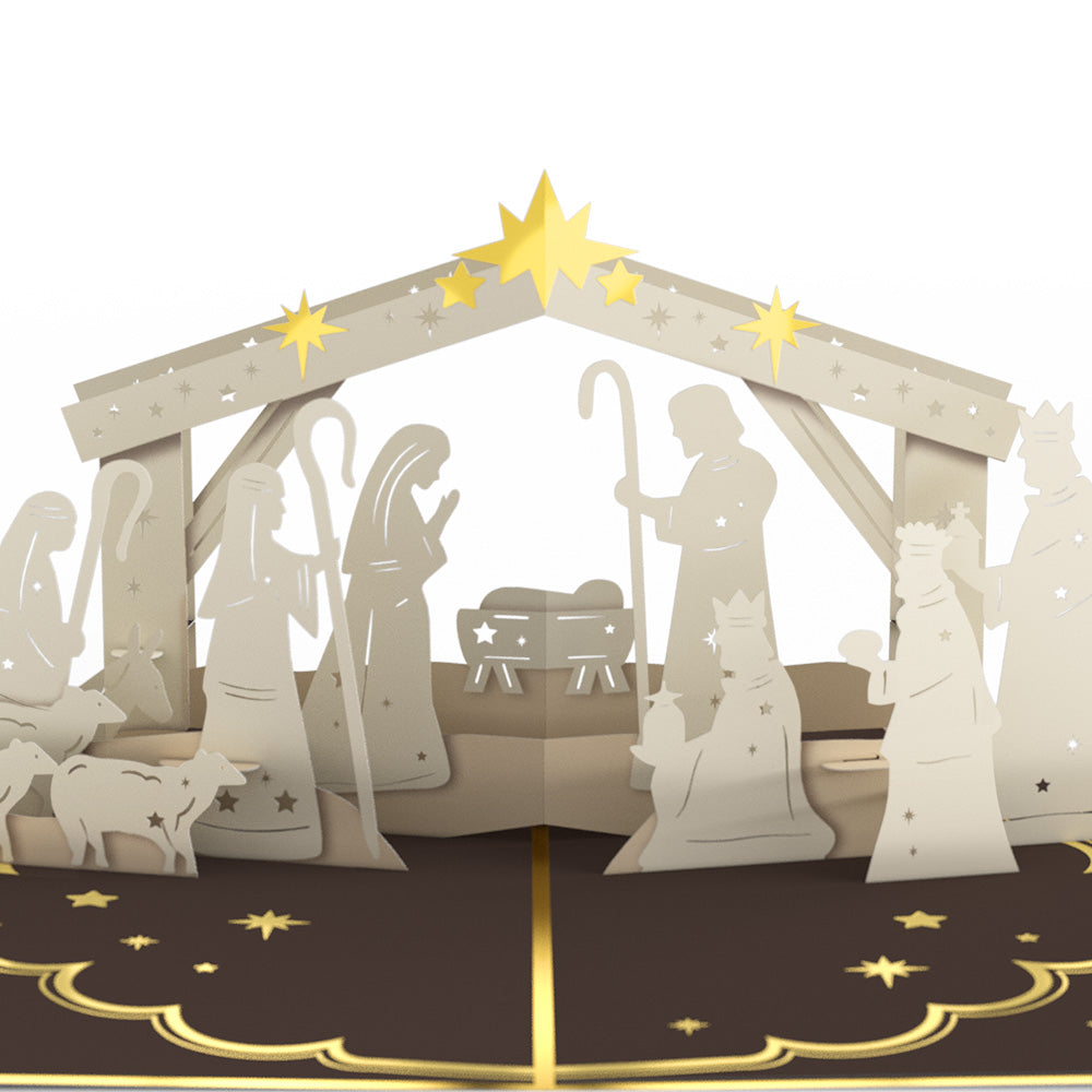Elegant Nativity Pop-Up Card、mySite、solidvoid