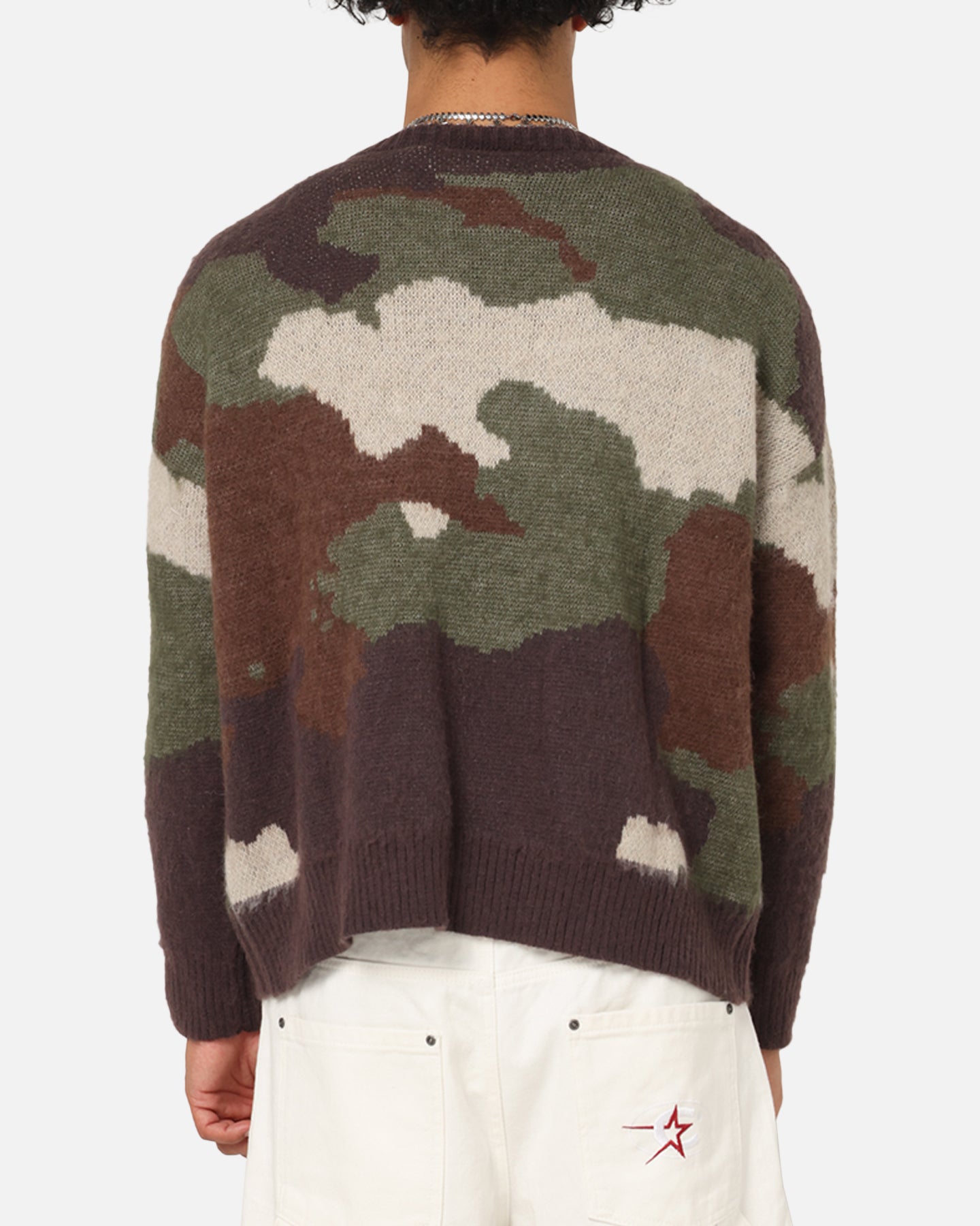 Carre Camo Brushed Sweater Woodland Camo、mySite、zt4zffjzw