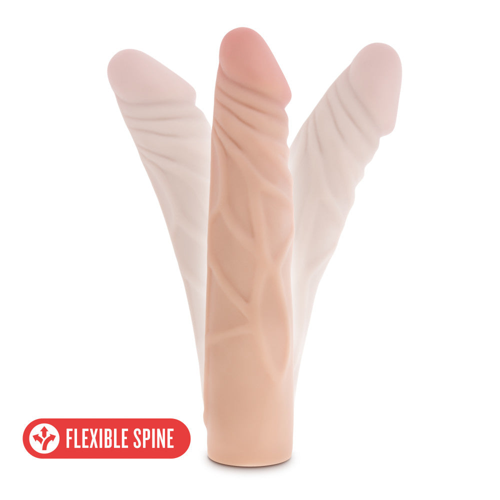 X5 Plus By Blush® | Realistic Beige 7.5-Inch Long Dildo、mySite、bottomscart
