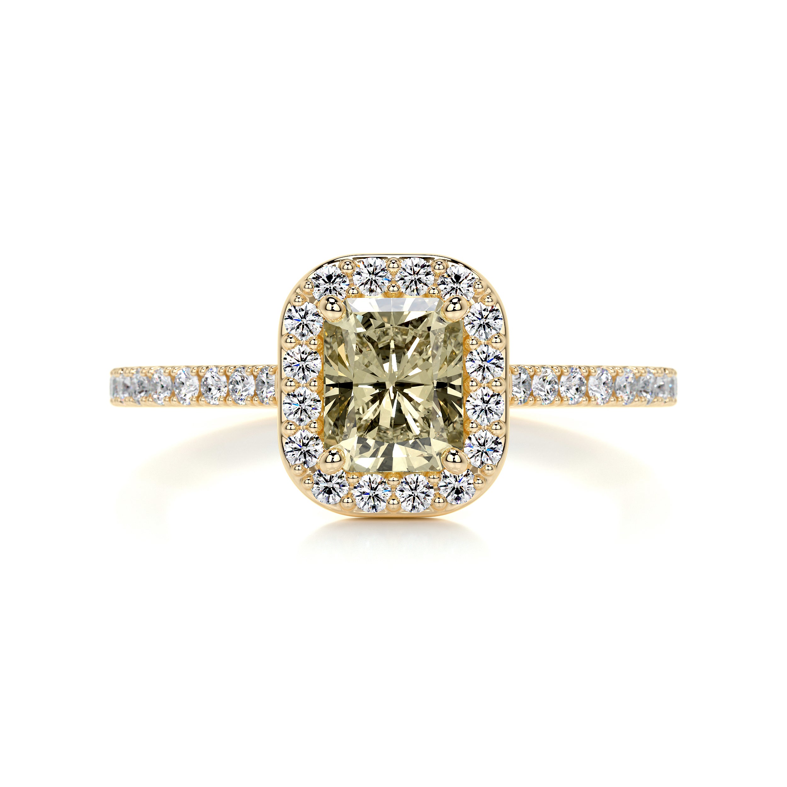 Cora Diamond Engagement Ring -18K Yellow Gold、mySite、hinf8tx79