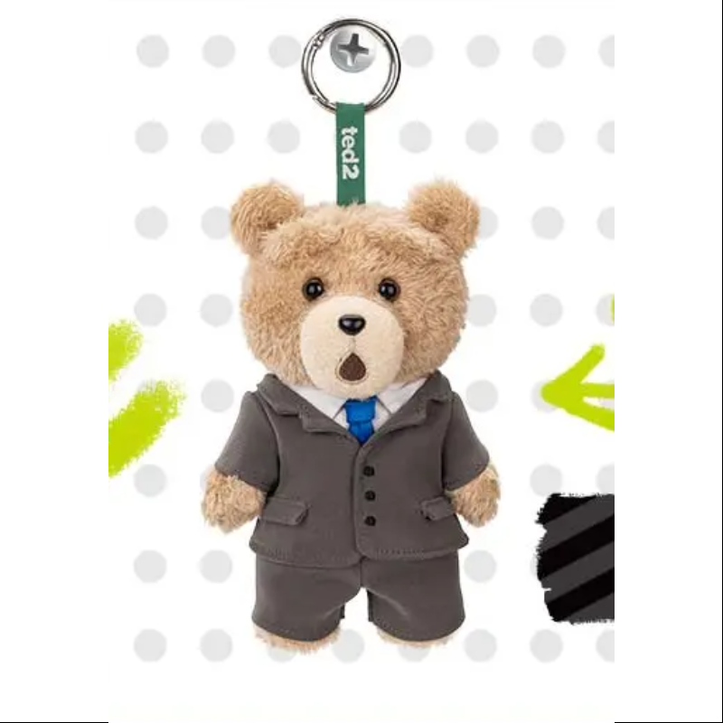  Ted2 Teddy Bear Action Plush Pendant Series Secret Suit Bear(1/72)、mySite、greenlandpopulation