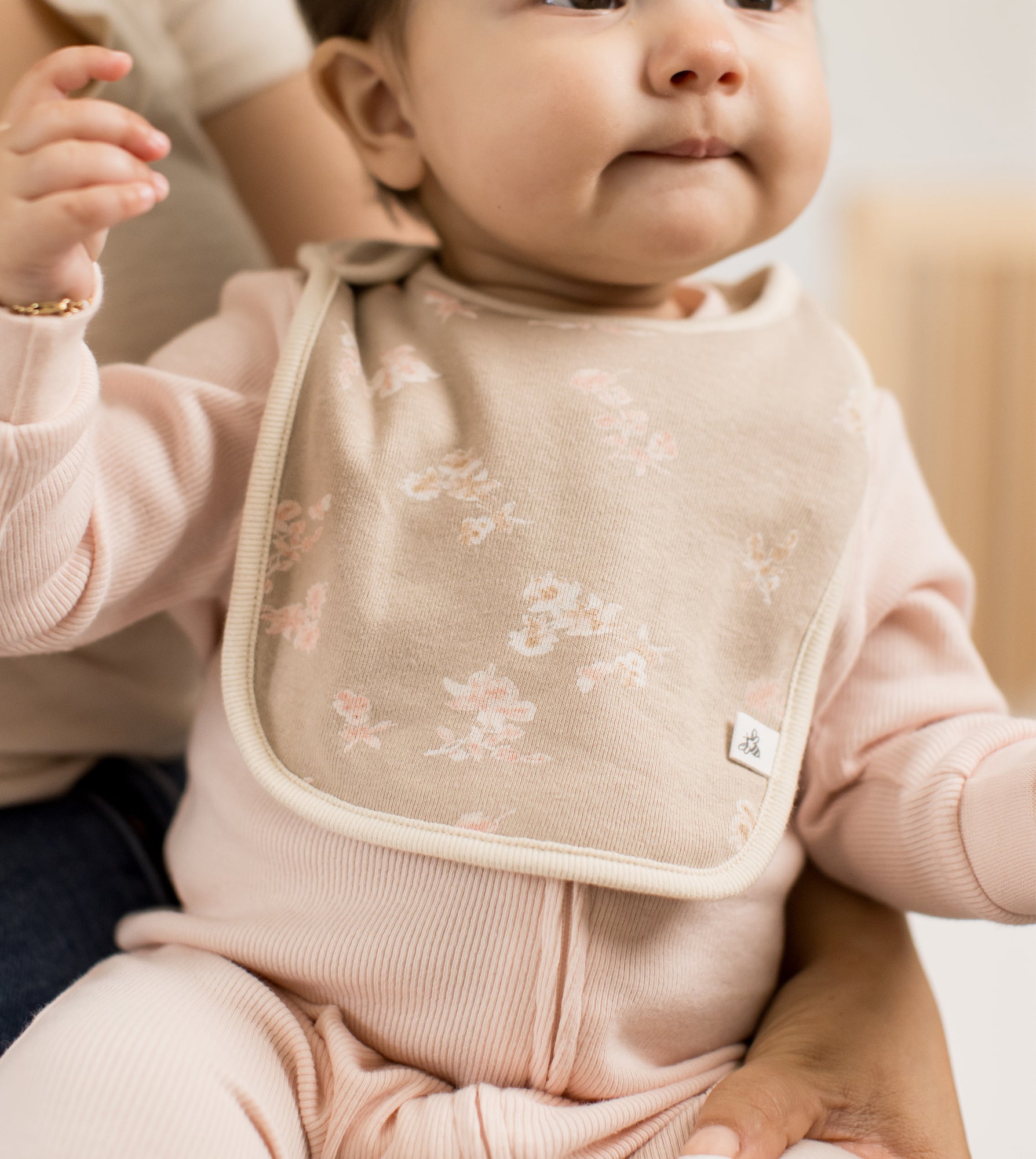 Whimsical Floral Organic Cotton Baby Bibs 5 Pack、mySite、g9winljtr