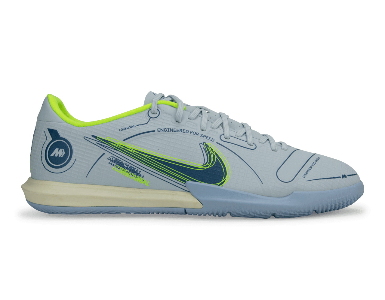 Nike Men's Mercurial Vapor 14 Academy IC Grey/Blackened Blue、mySite、bottomscart