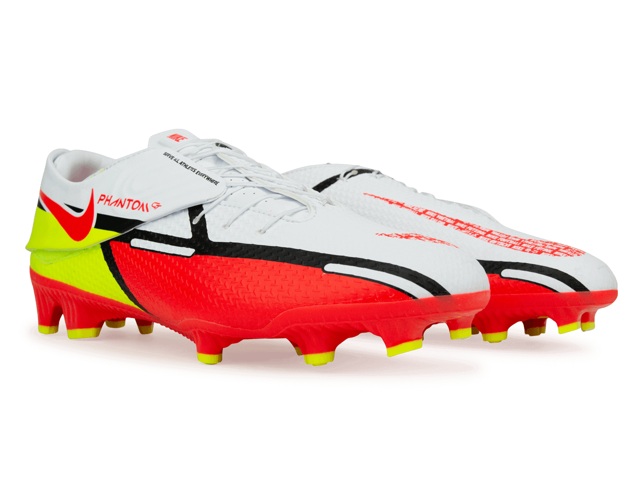Nike Men's Phantom GT2 Academy Flyease FG/MG White/Crimson、mySite、bottomscart