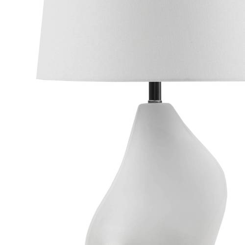 Asymmetrical Ceramic Table Lamp Grey See below、、eastwooduniform