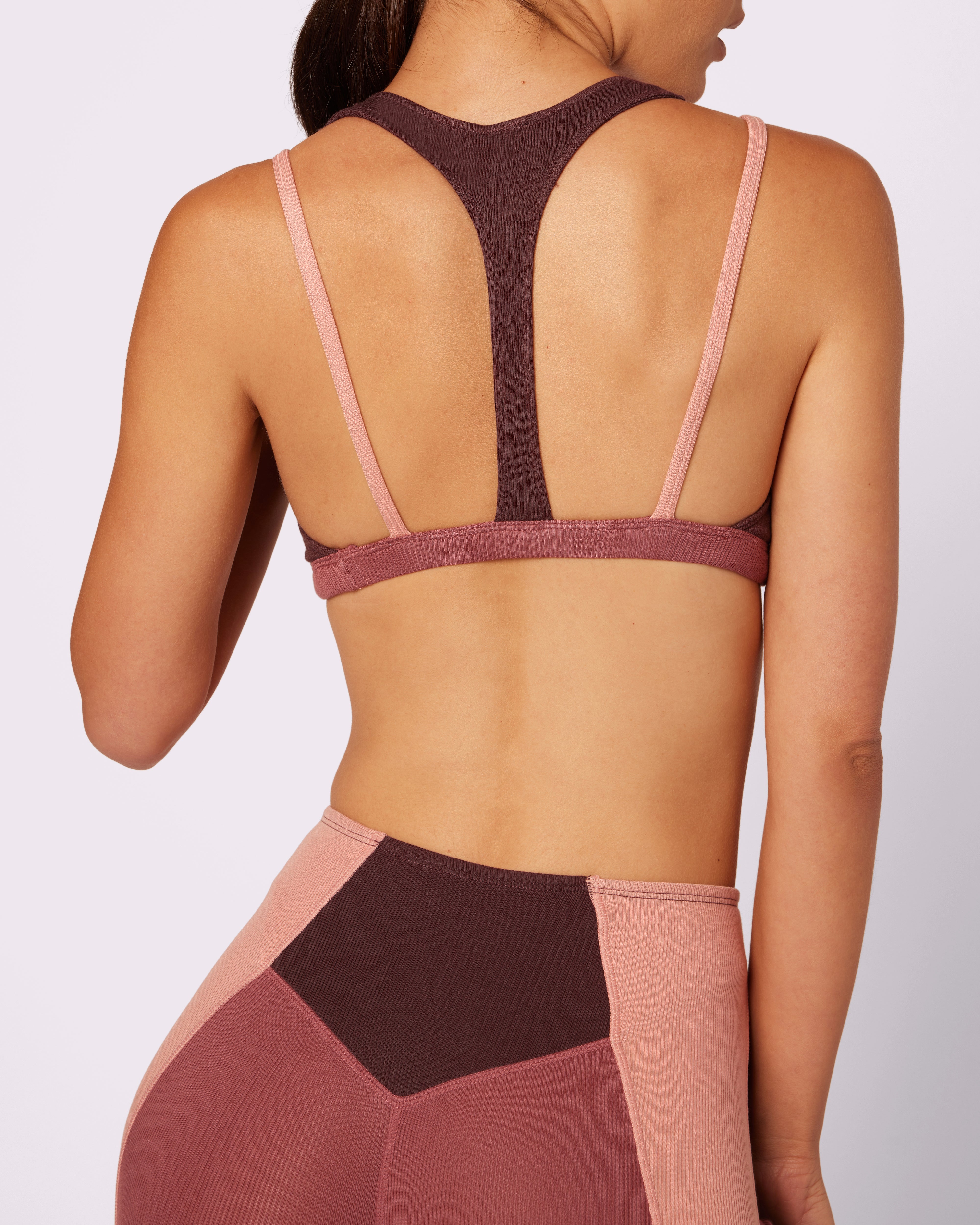 Peekaboo Scoop Layered Bralette | Lush Rib | Archive (Pretzel)、mySite、bengalsvssteelers