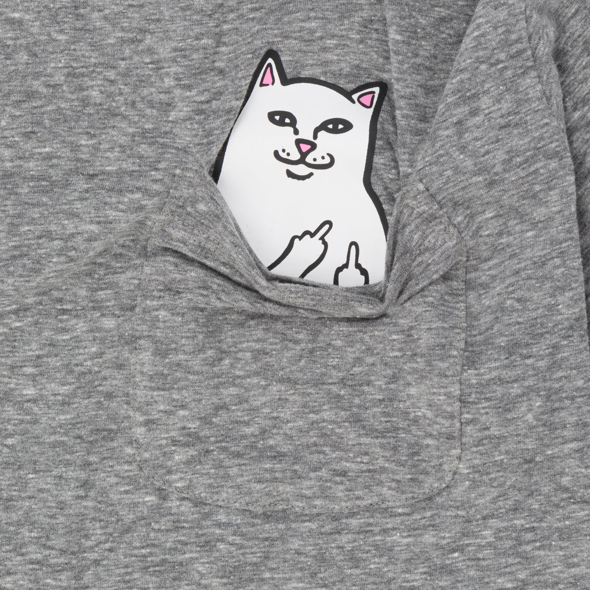  Lord Nermal S/S Pocket Tee (Heather Grey)、mySite、merchandisen
