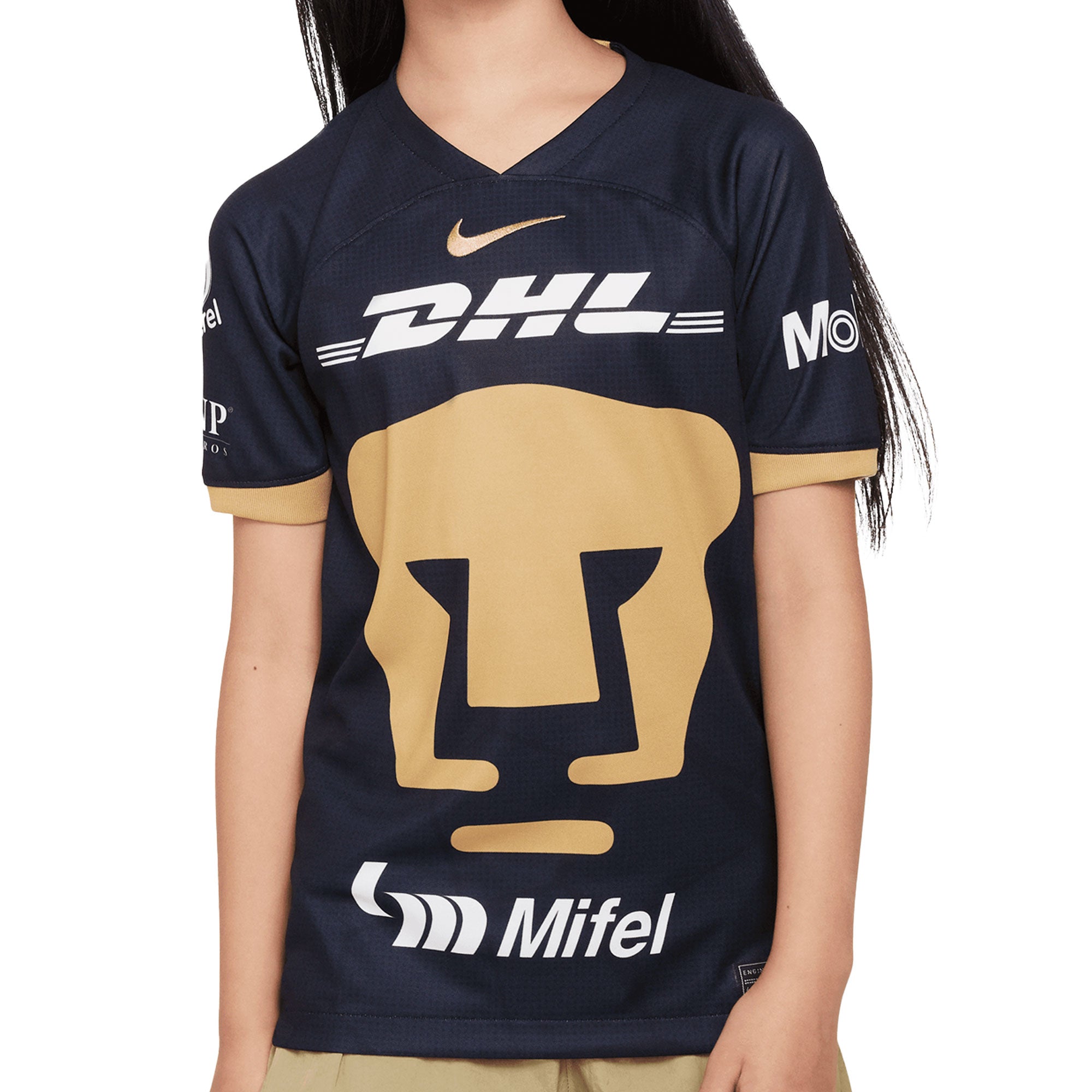 Nike Kids Pumas UNAM 2023/24 Away Jersey Navy/Gold、mySite、bottomscart