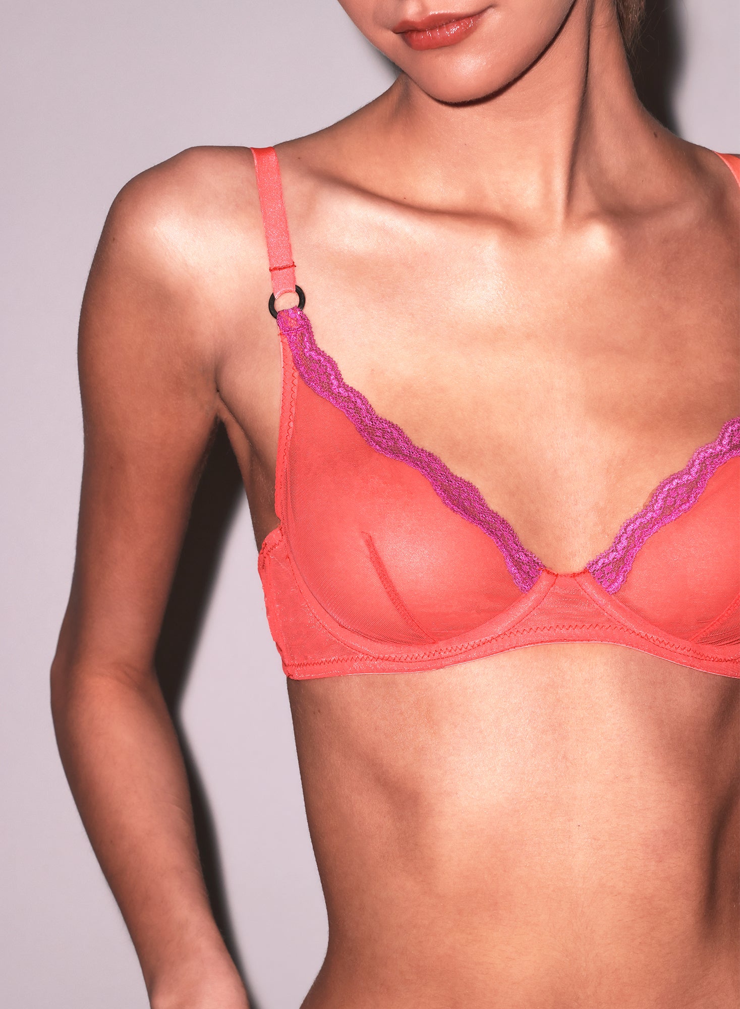 Sheer Tulle Demi Bra、mySite、bengalsvssteelers