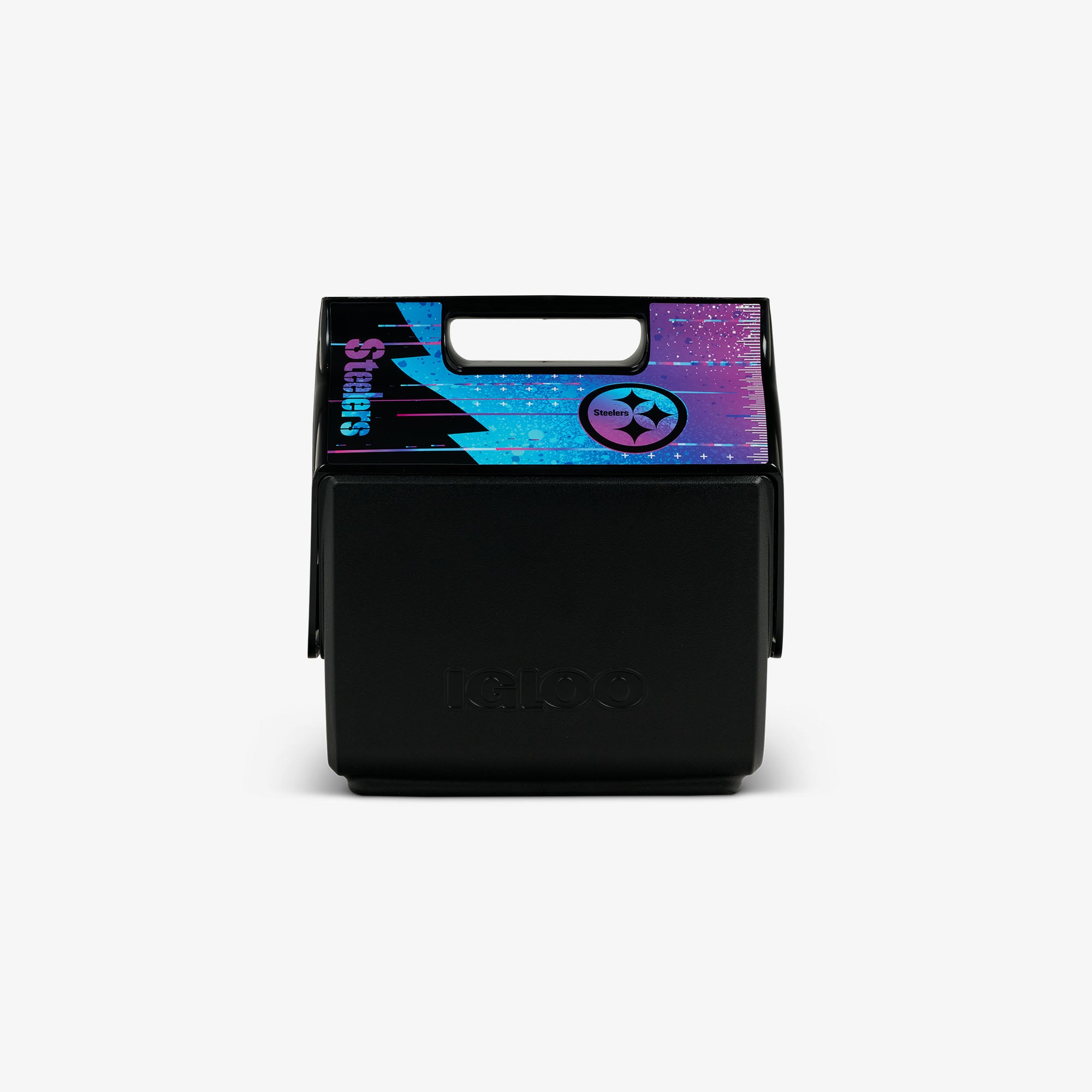 NFL Neon Pittsburgh Steelers Little Playmate® 7 Qt Cooler、mySite、noshort