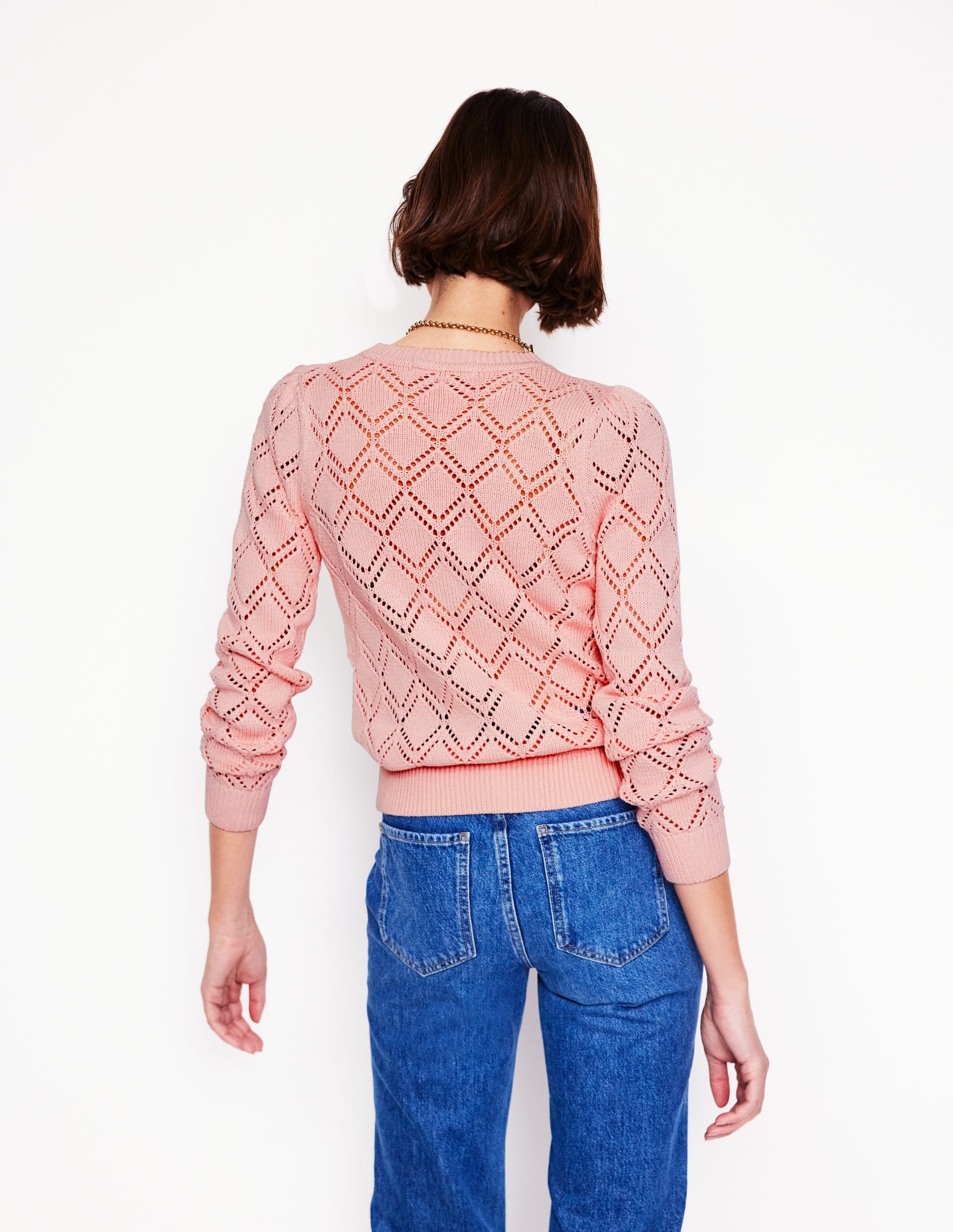  Enid Puff Sleeve Sweater-Milkshake、mySite、ashleygrahame