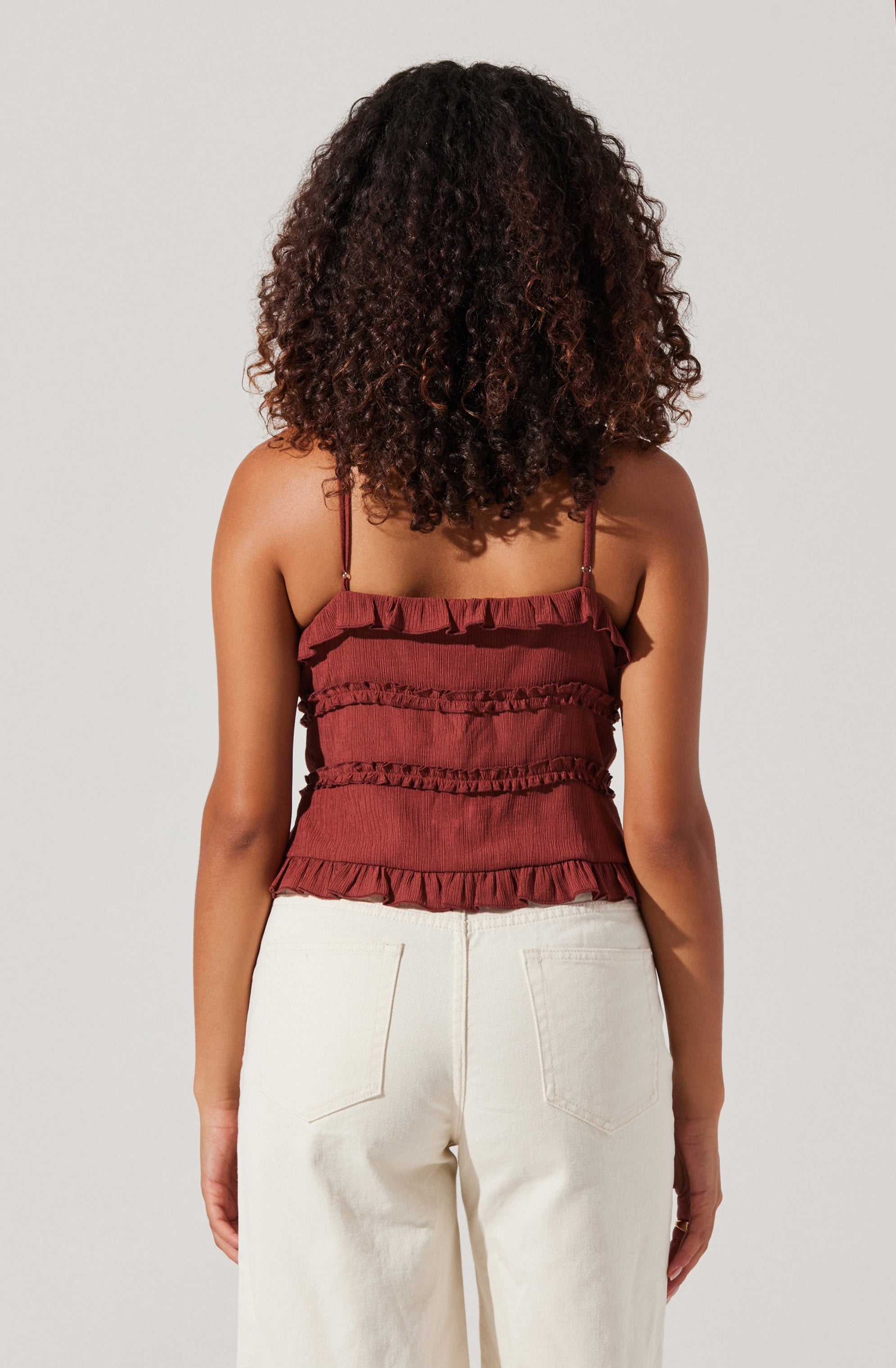 Islah Tie-Front Top、mySite、solidvoid