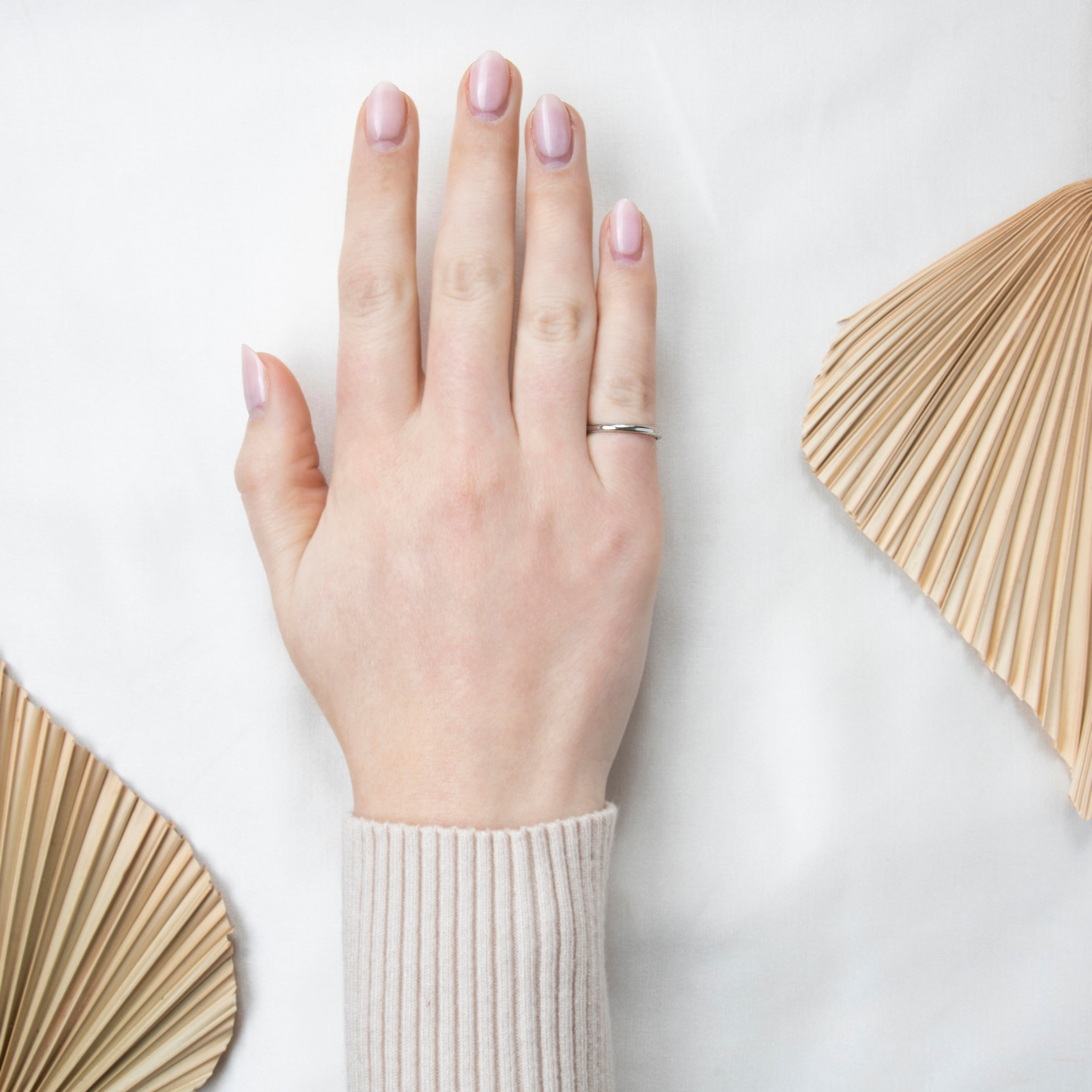 Antique 18k White Gold Blossom Border Band Ring 5.75、mySite、hinf8tx79