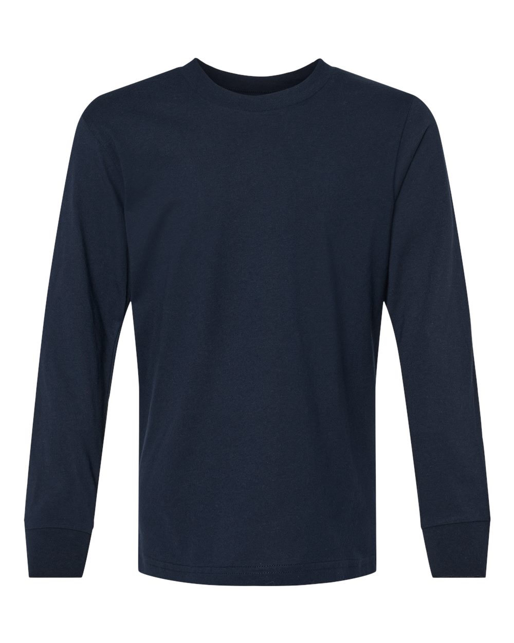 Youth L/S T-shirt - Navy、mySite、noshort