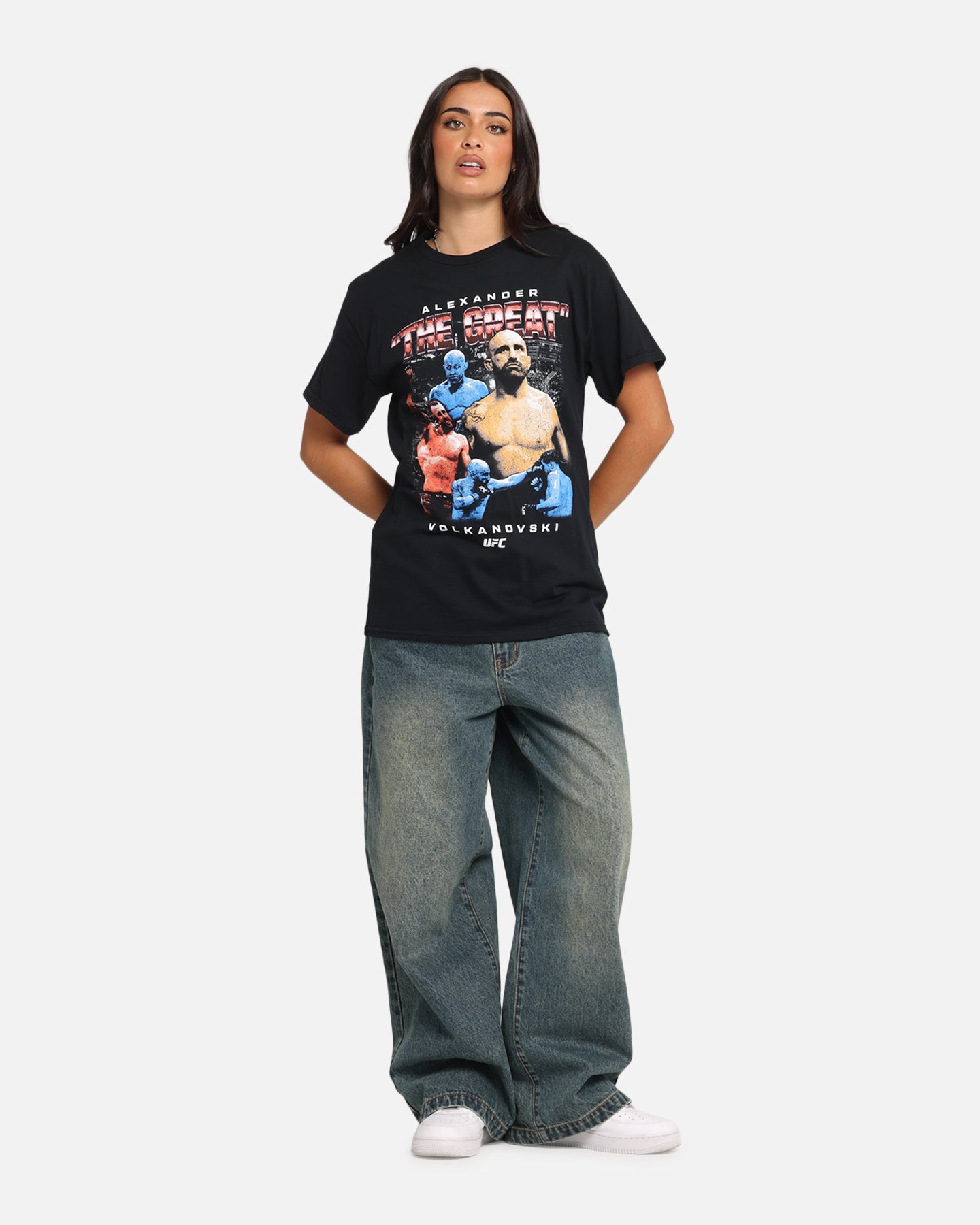 UFC By Goat Crew Alexander The Great T-Shirt Black、mySite、zt4zffjzw