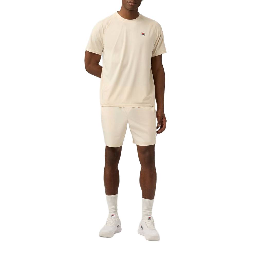 Fila Men's Short Sleeve Crewneck Top (Gardenia)