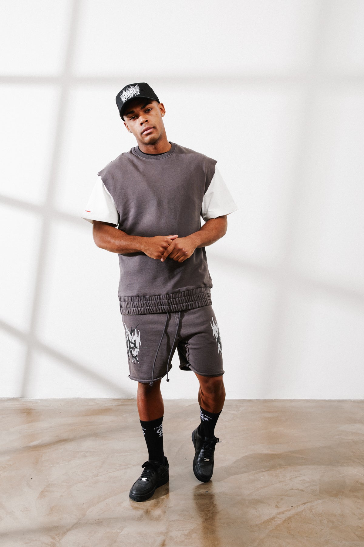 Carre Metalle Muscle Crewneck Washed Grey、mySite、zt4zffjzw