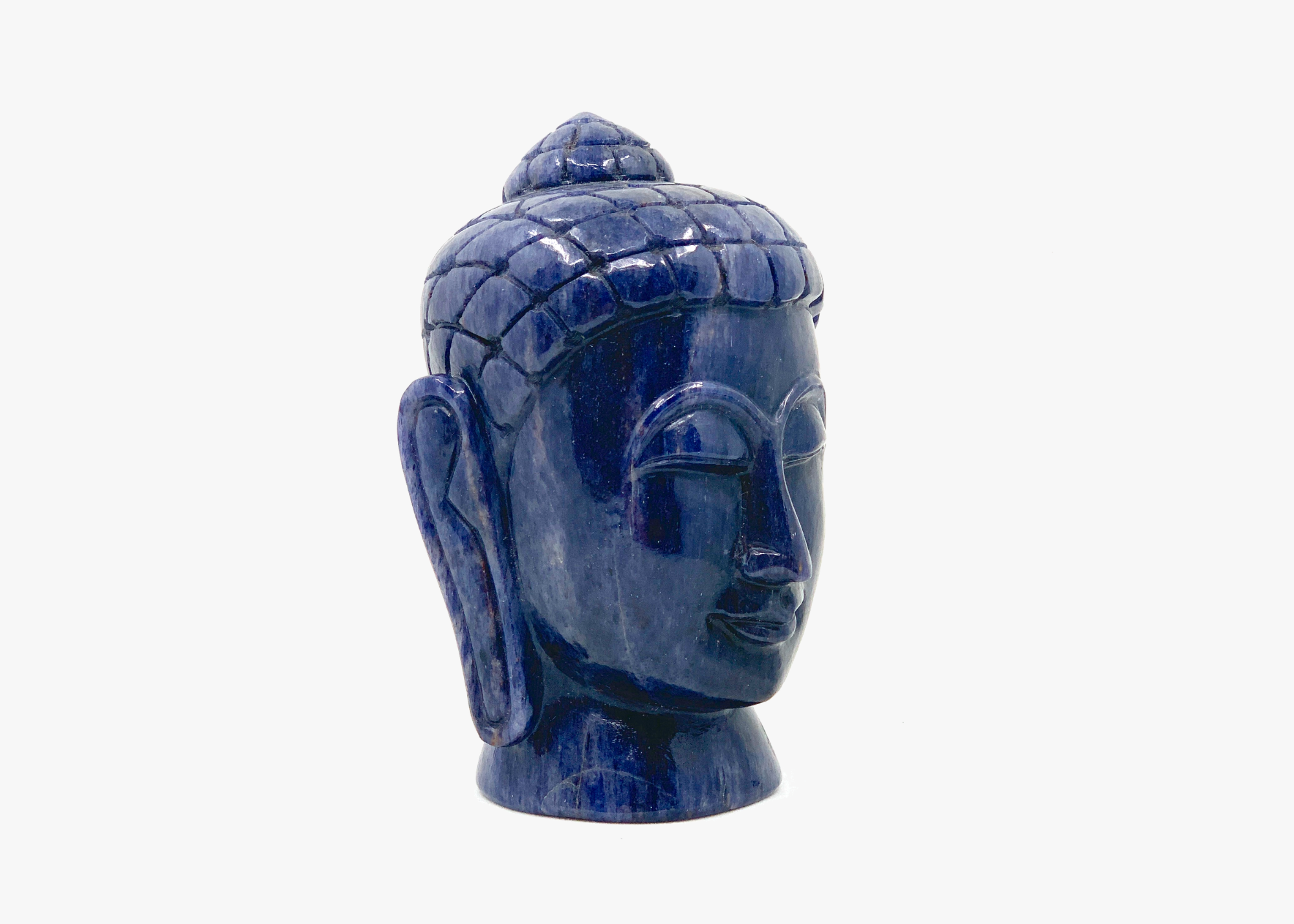 Buddha Head - Blue Jade (13cm)、mySite、topwebapps