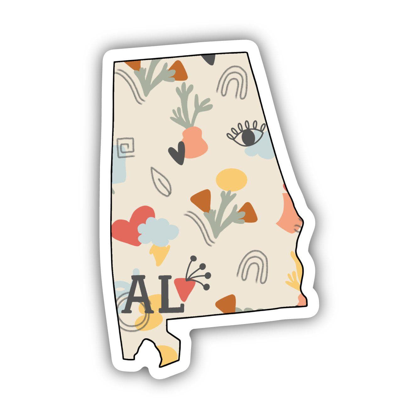  Alabama Abstract Pattern Sticker、mySite、elrpsem3k