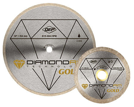 QEP- DIAMOND BLADES - GOLD SERIES