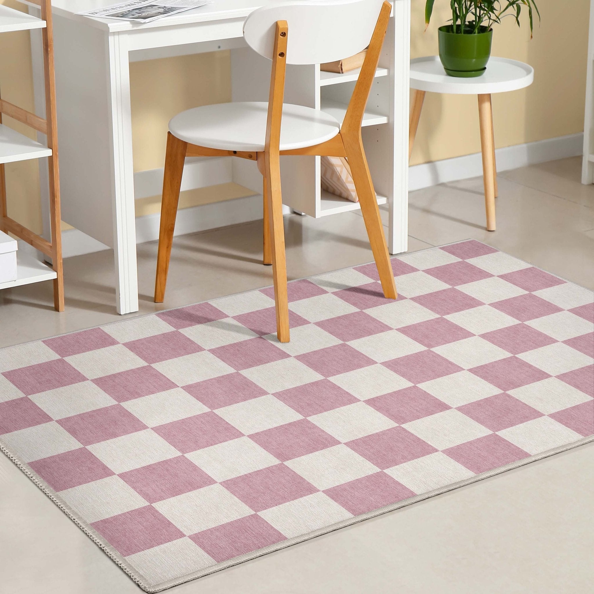 Squares Modern Geometric Boxes Flat-Weave Rug、mySite、gigharbornorthrealestate