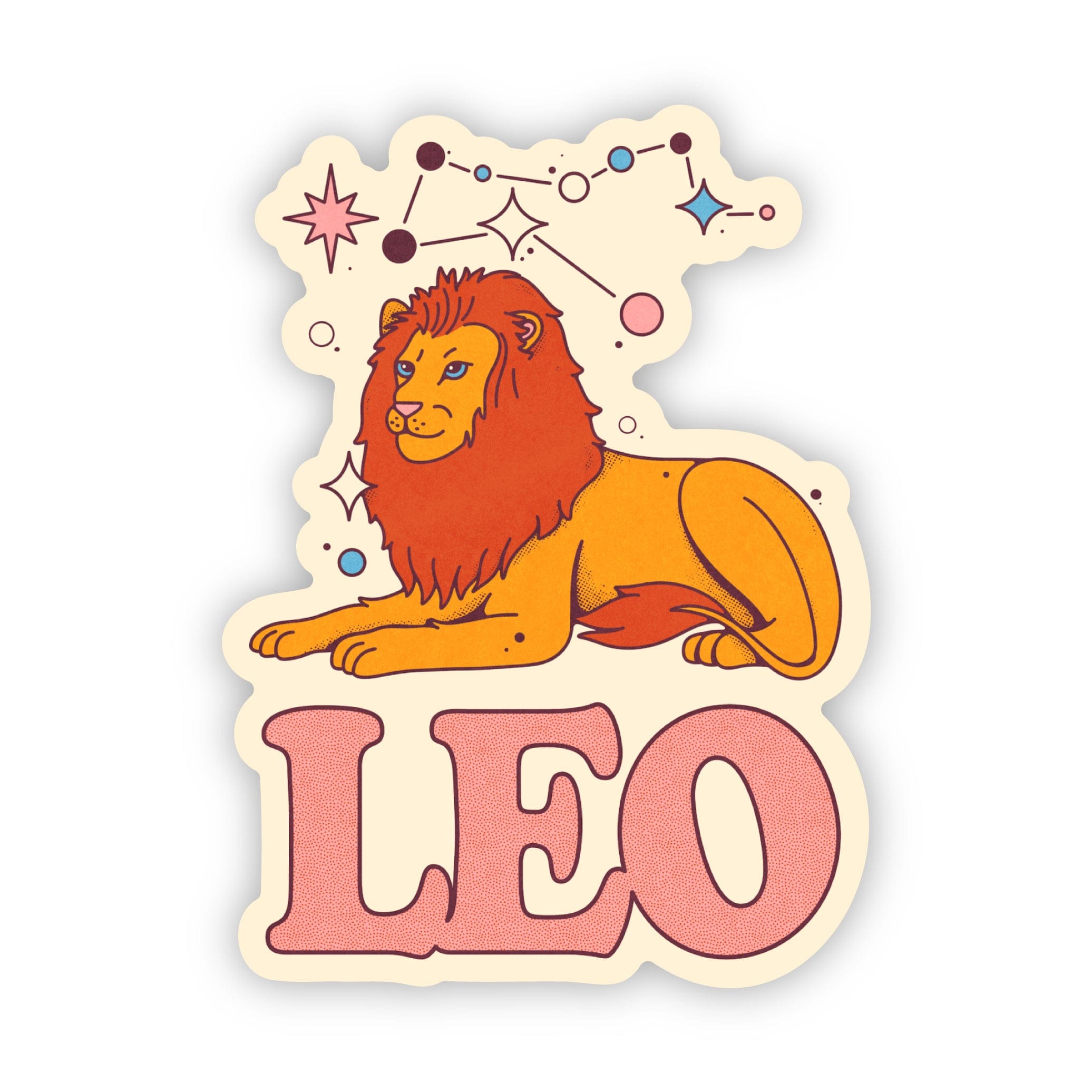  Leo Astrology Sign Sticker、mySite、elrpsem3k