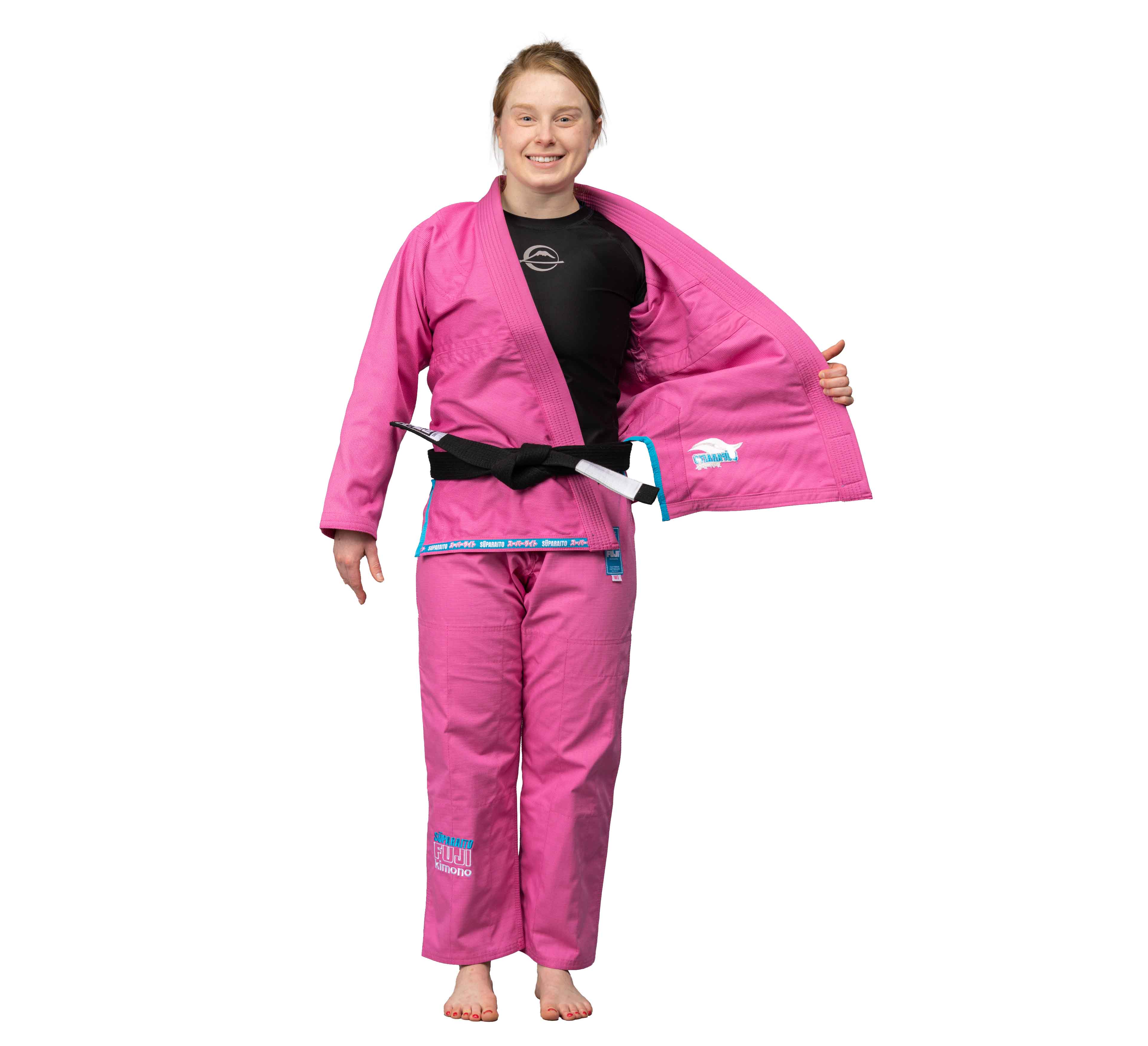 Suparaito Womens BJJ Gi Pink Blue、mySite、gigharbornorthrealestate