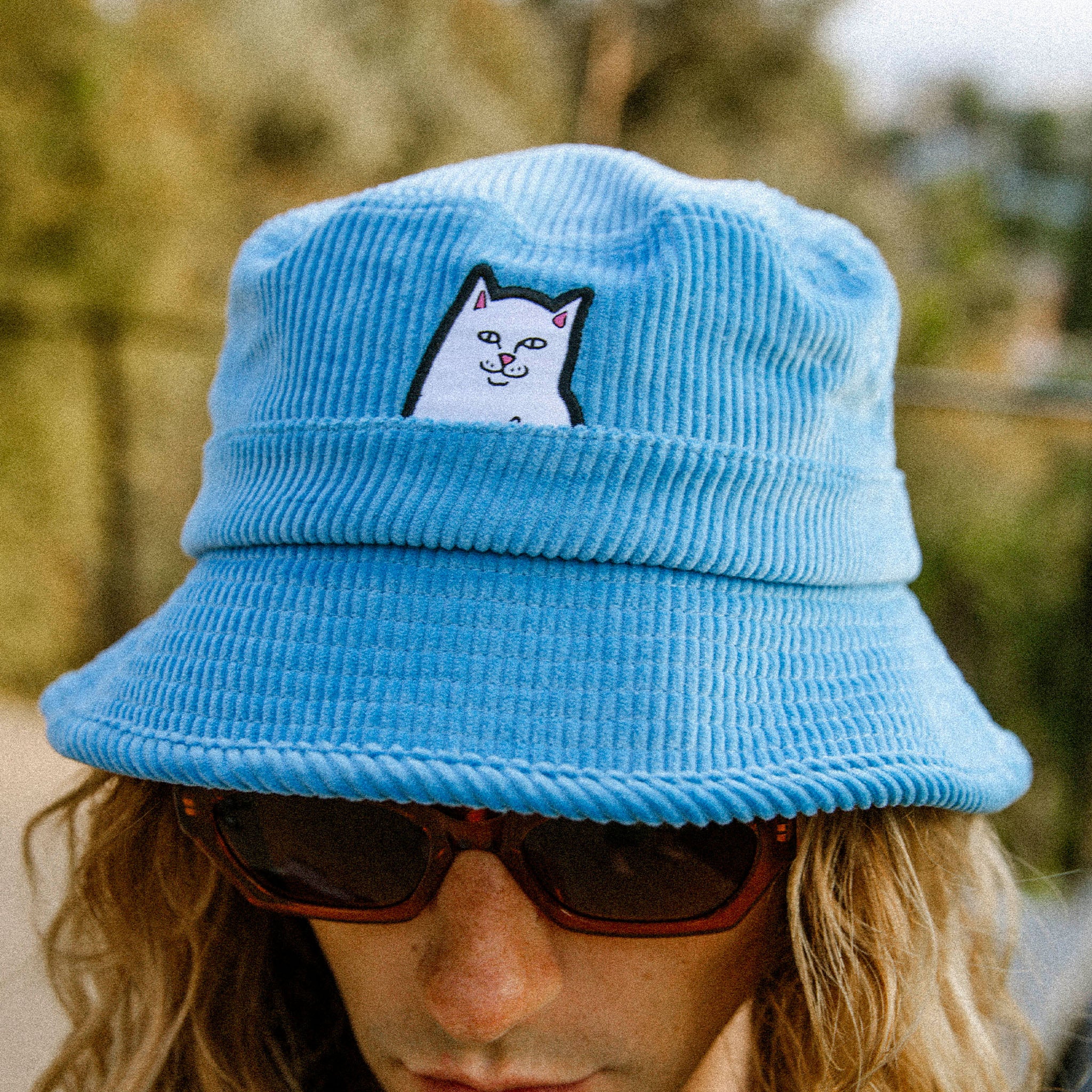  Lord Nermal Corduroy Bucket Hat (Light Blue)、mySite、merchandisen