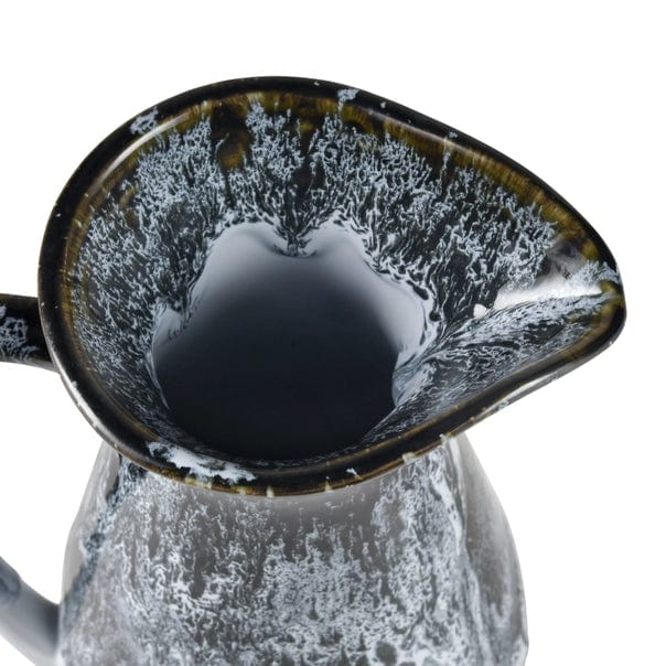 Gallemore Decorative Hand-Applied Glazed Ceramic Pitcher、mySite、g9winljtr