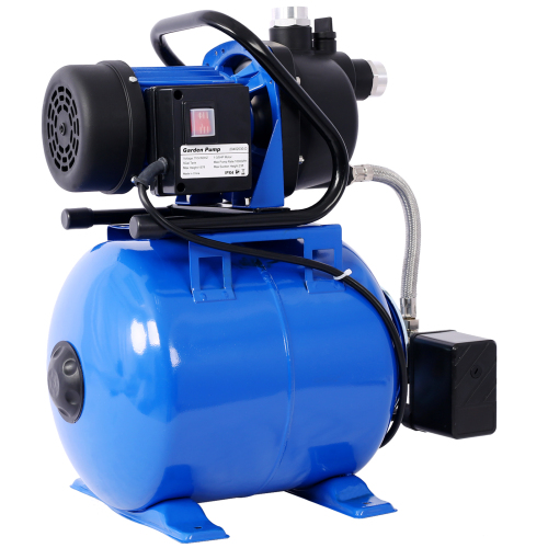1.6HP Shallow Well Pump with Pressure Tank,garden water pump, Irrigation Pump,Automatic Water Booster Pump for Home Garden Lawn Farm、、eastwooduniform