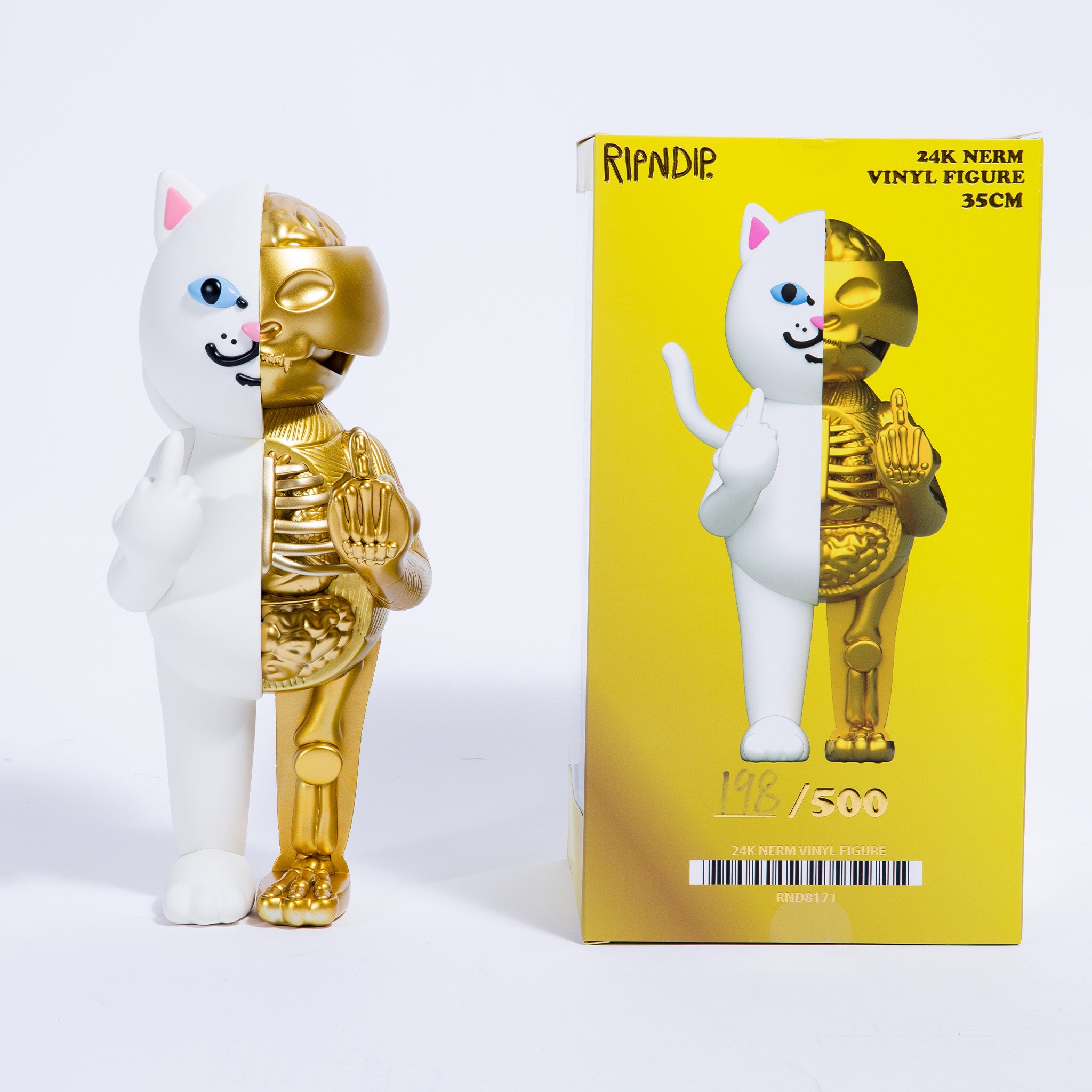  24k Gold Nermal Anatomy Vinyl Figure、mySite、merchandisen