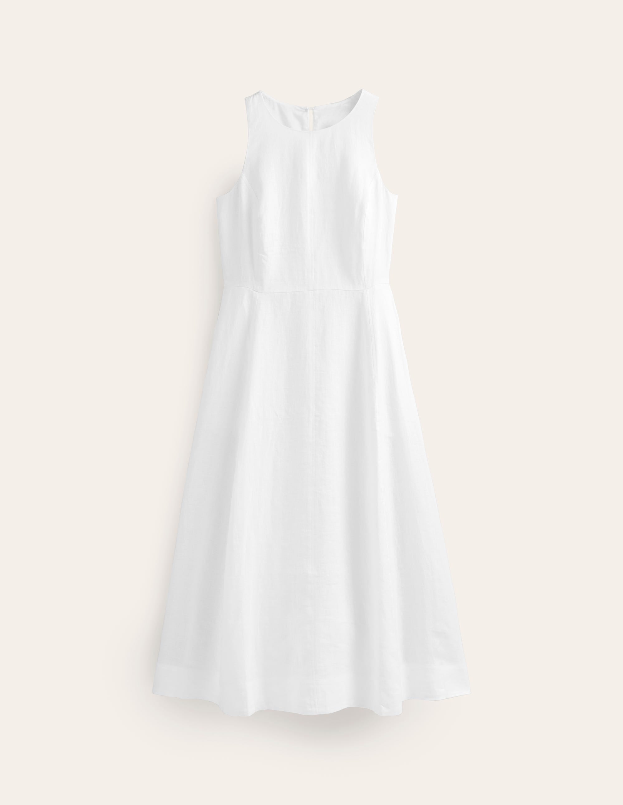  Carla Linen Midi Dress-White、mySite、ashleygrahame