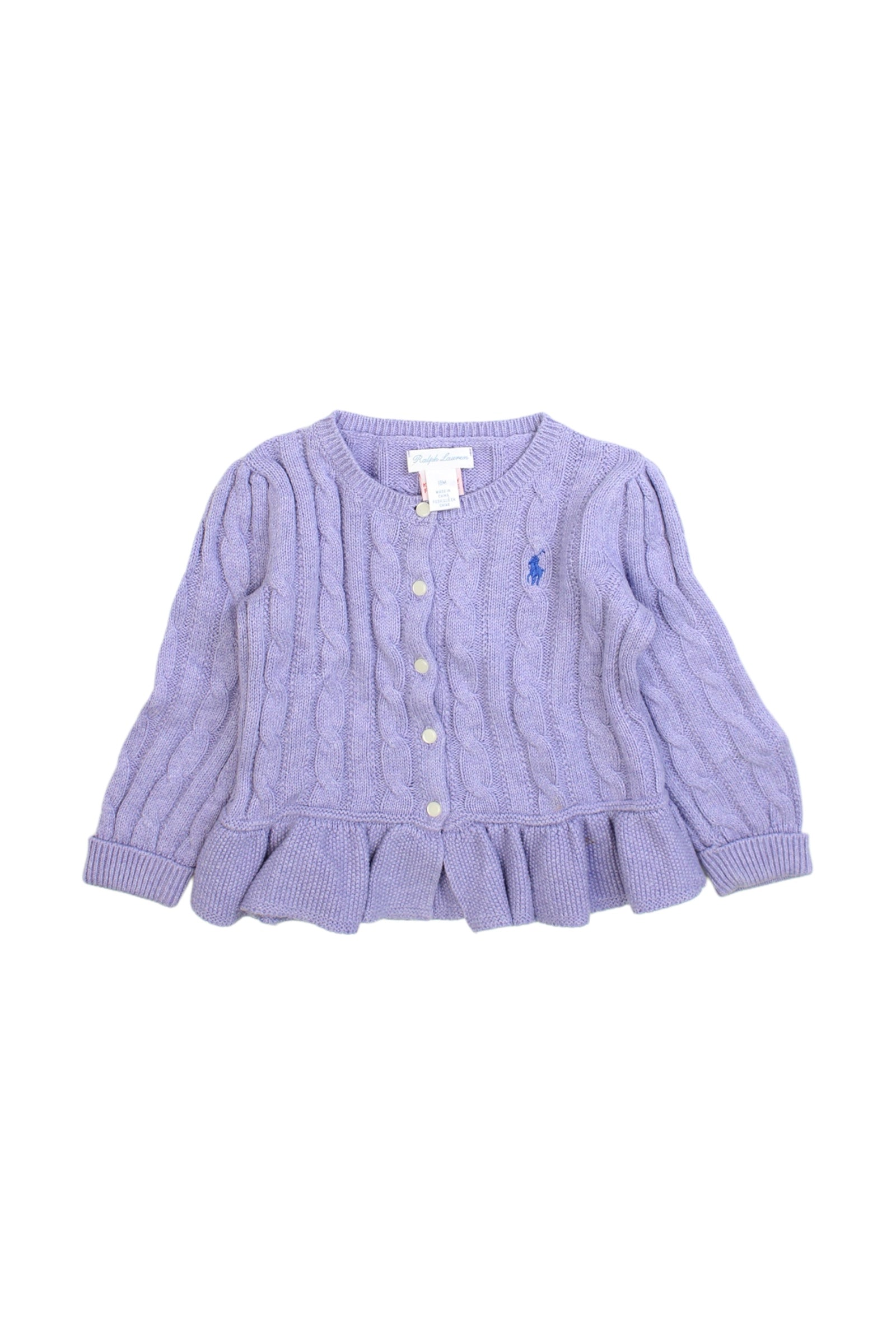 Ralph Lauren Cable Knit Cardigan 12-18M、mySite、g9winljtr